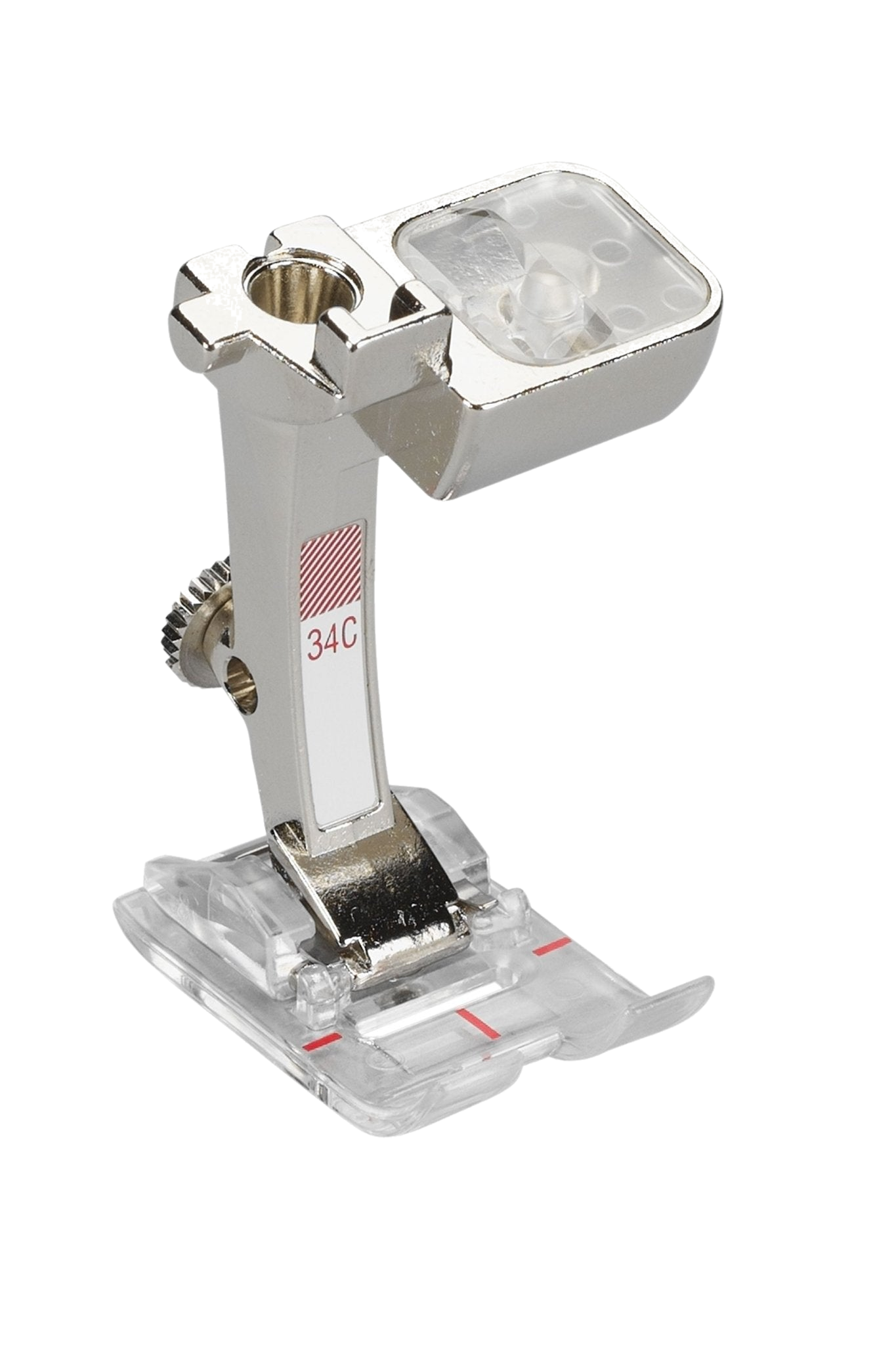 BERNINA Rücktransportfuß mit transparenter Sohle #34C in product view