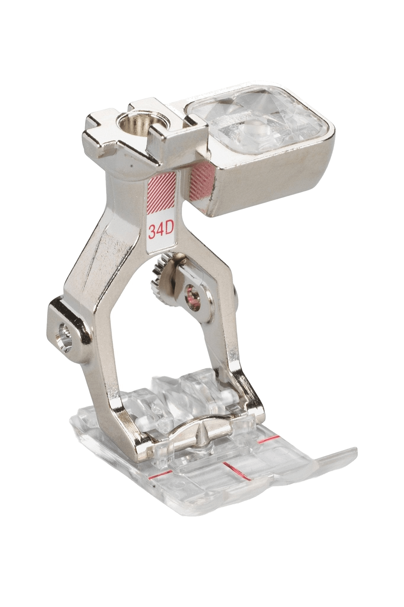 BERNINA Rücktransportfuß mit transparenter Sohle #34D in product view