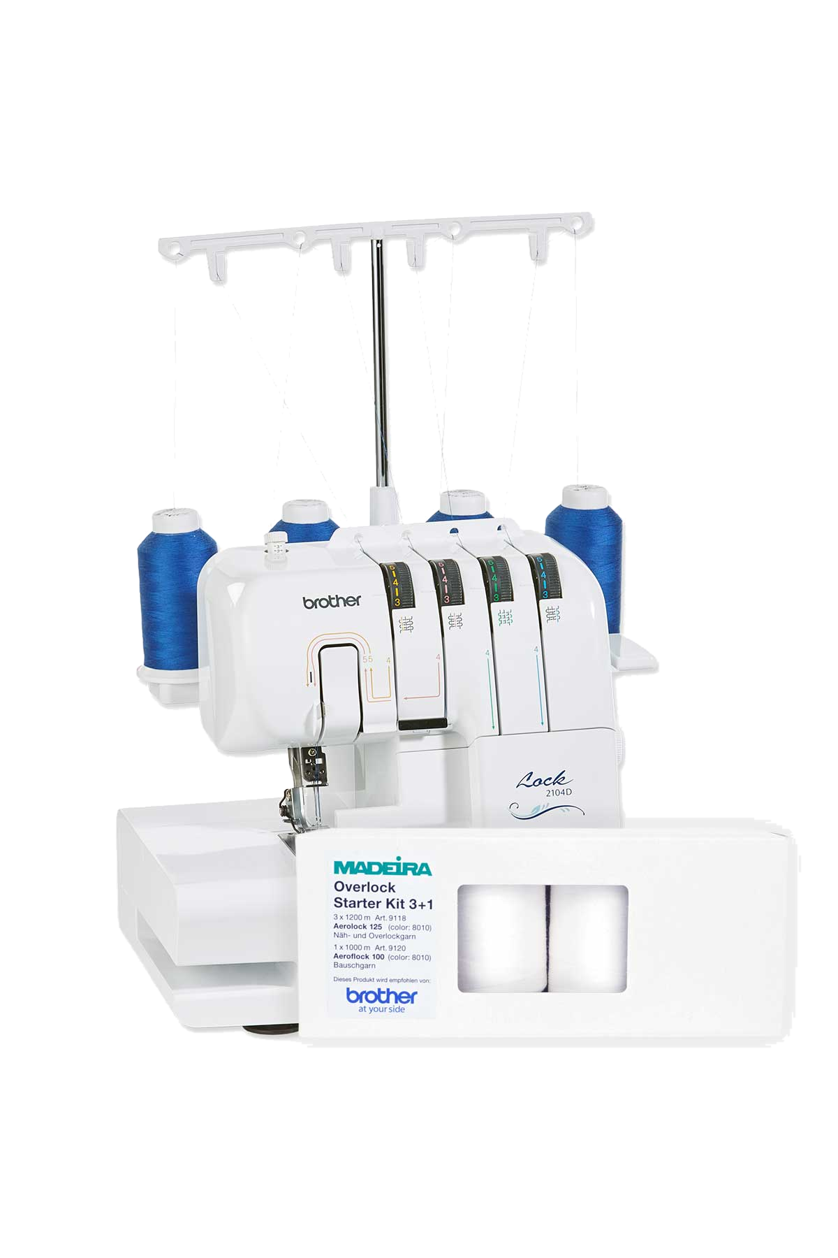 Brother 2104D Overlock overlocker in product view