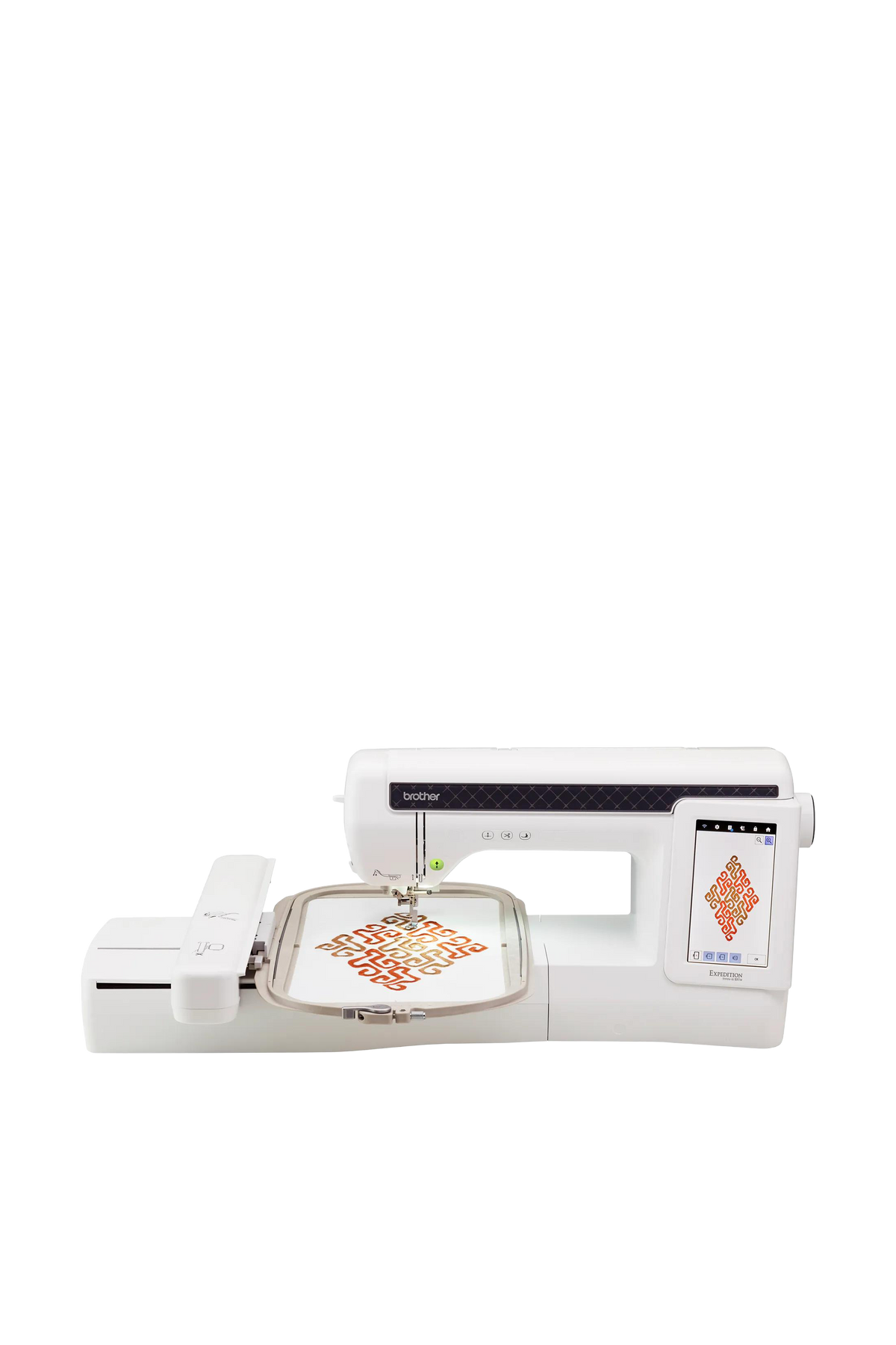 Brother Expedition Innov-is BX1E Stickmaschine von vorne
