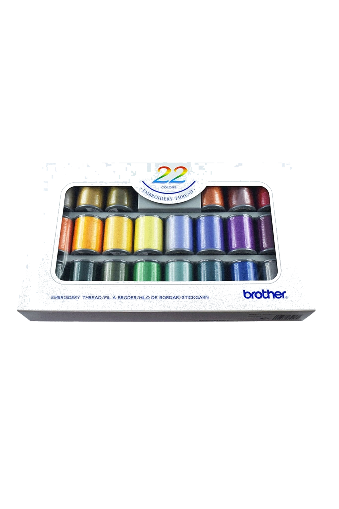 Brother Stickgarn-Set 22 Farben in product view
