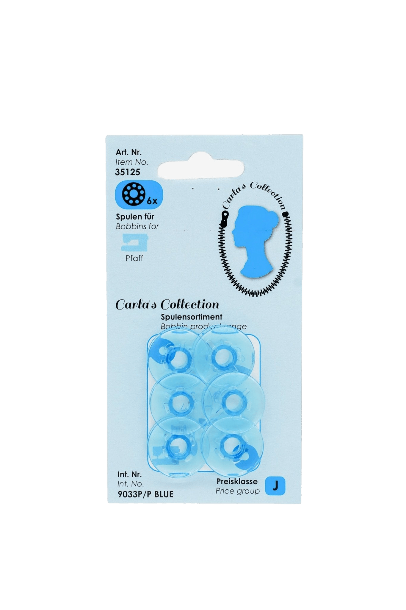 Carlas Collection Spulen für Pfaff in Produktansicht