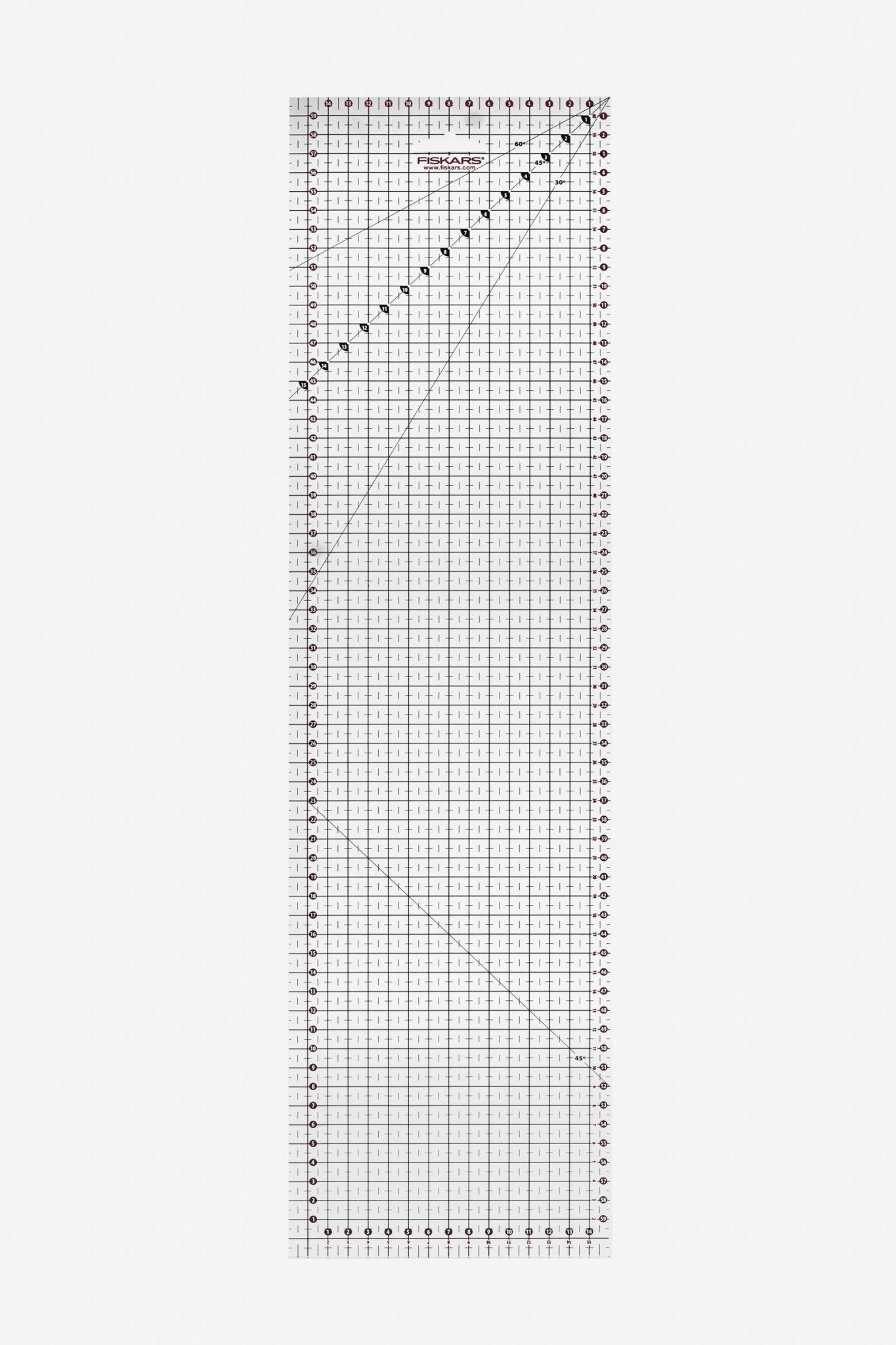 Fiskars - Lineal - 15 x 60 cm - transparent - Make ma!