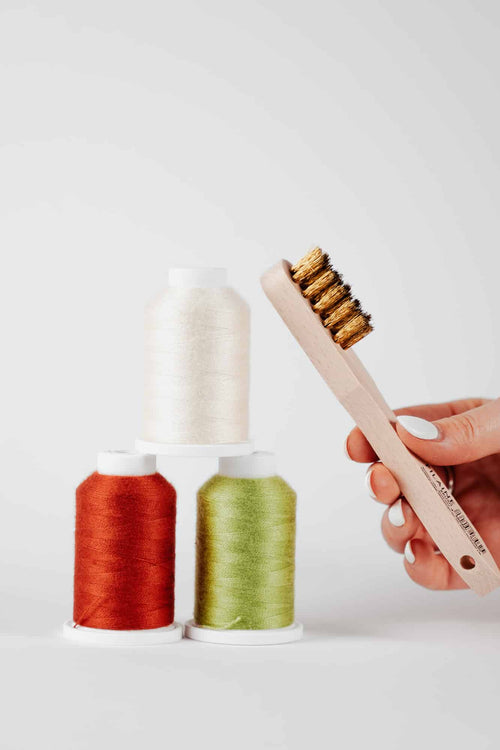 Geschenkset: 3x Stickgarn Filaine + Bürste