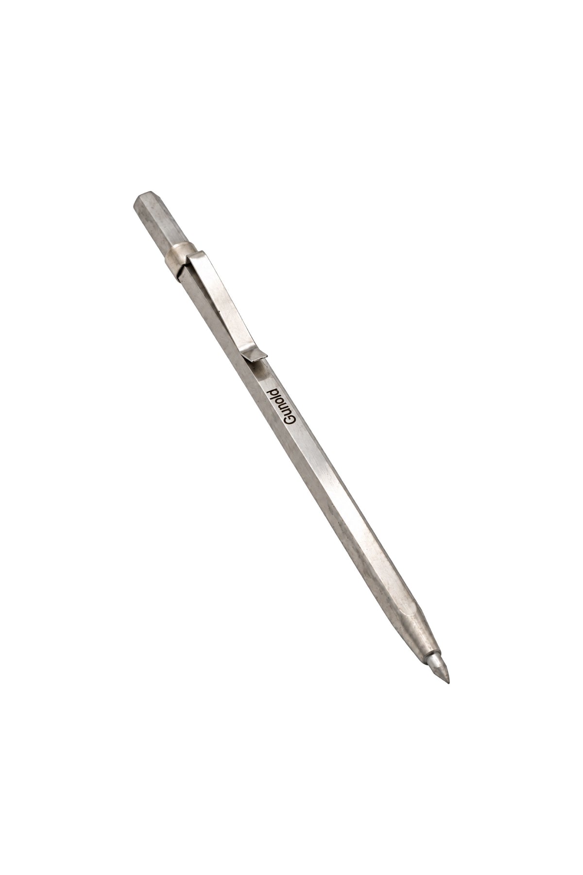 Gunold SLIT-PEN i metal med clips og fin spids