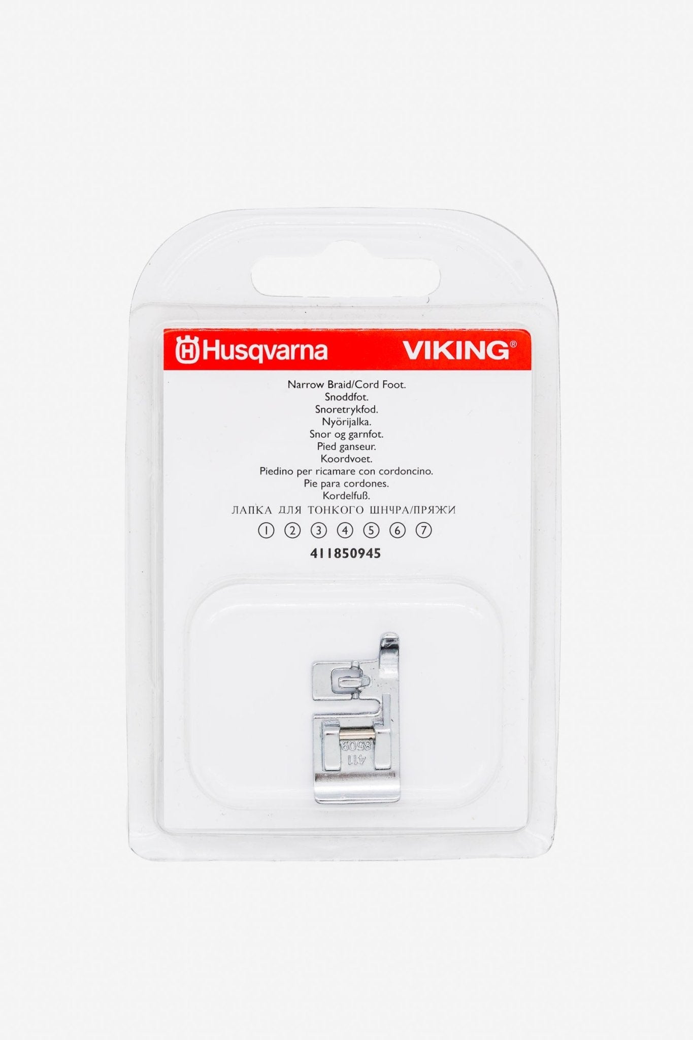 Husqvarna VIKING Kordelfuß (1, 2, 3, 4, 5, 6, 7) - Make ma!