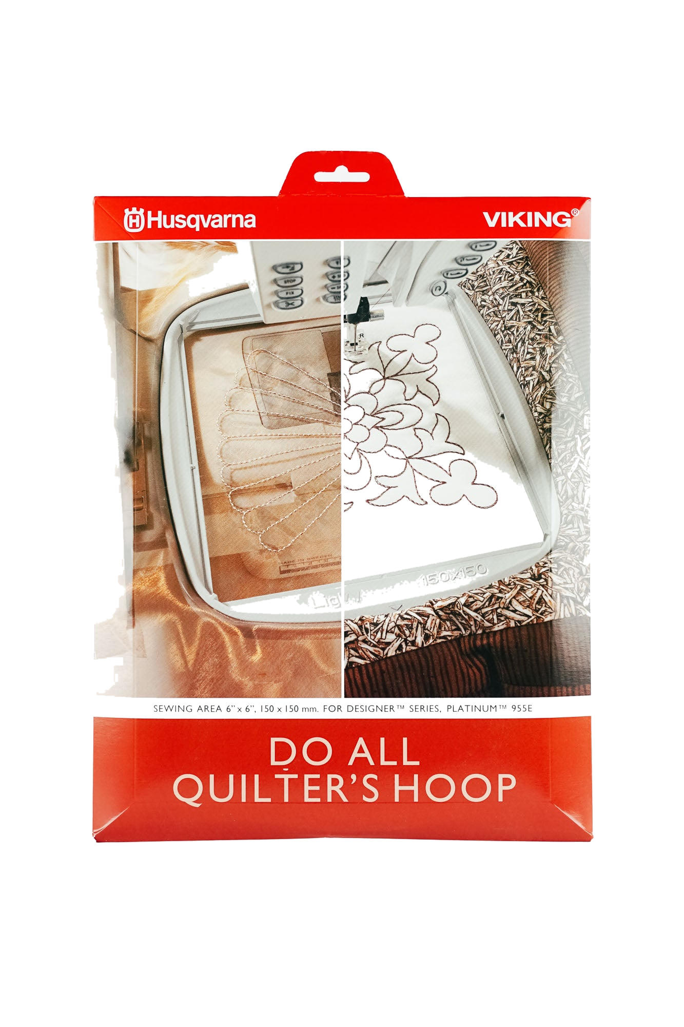 Husqvarna VIKING Do All Quilter's Hoop - Stickrahmen 150 x 150 mm, vue du produit