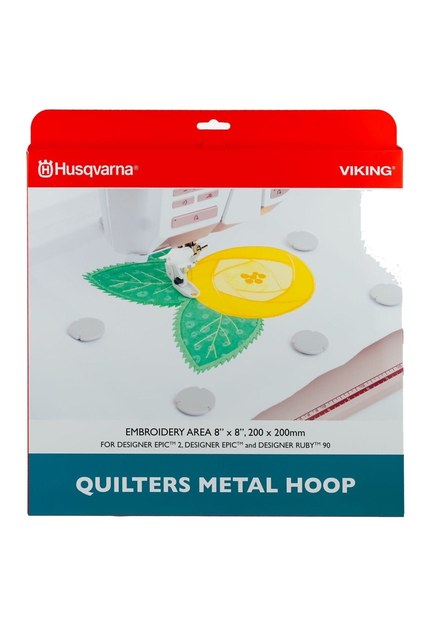 Husqvarna VIKING Quilters Metal Hoop - 200 x 200 mm in product view