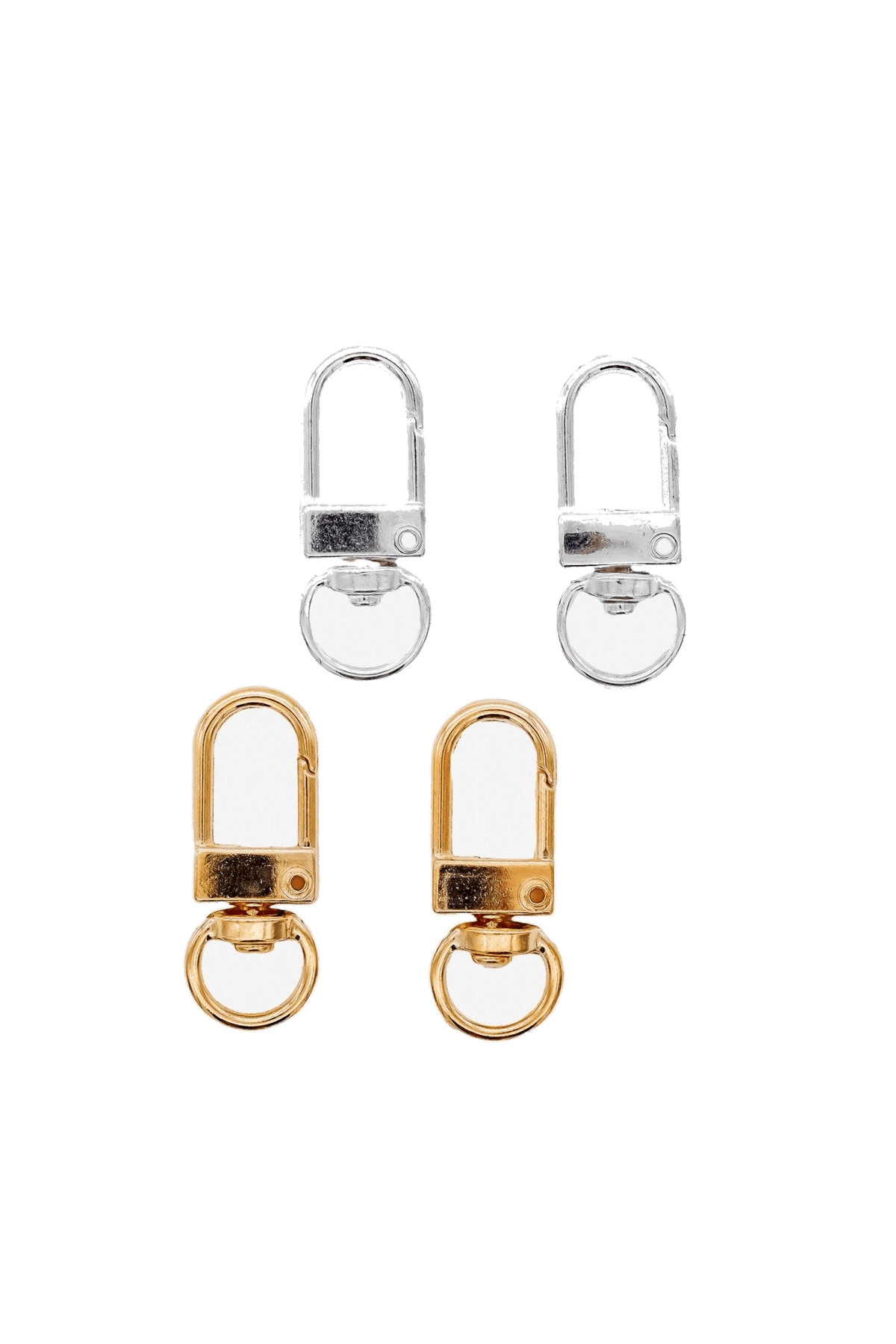 Karabiner (gold/silber) - 2 Stück in Produktansicht