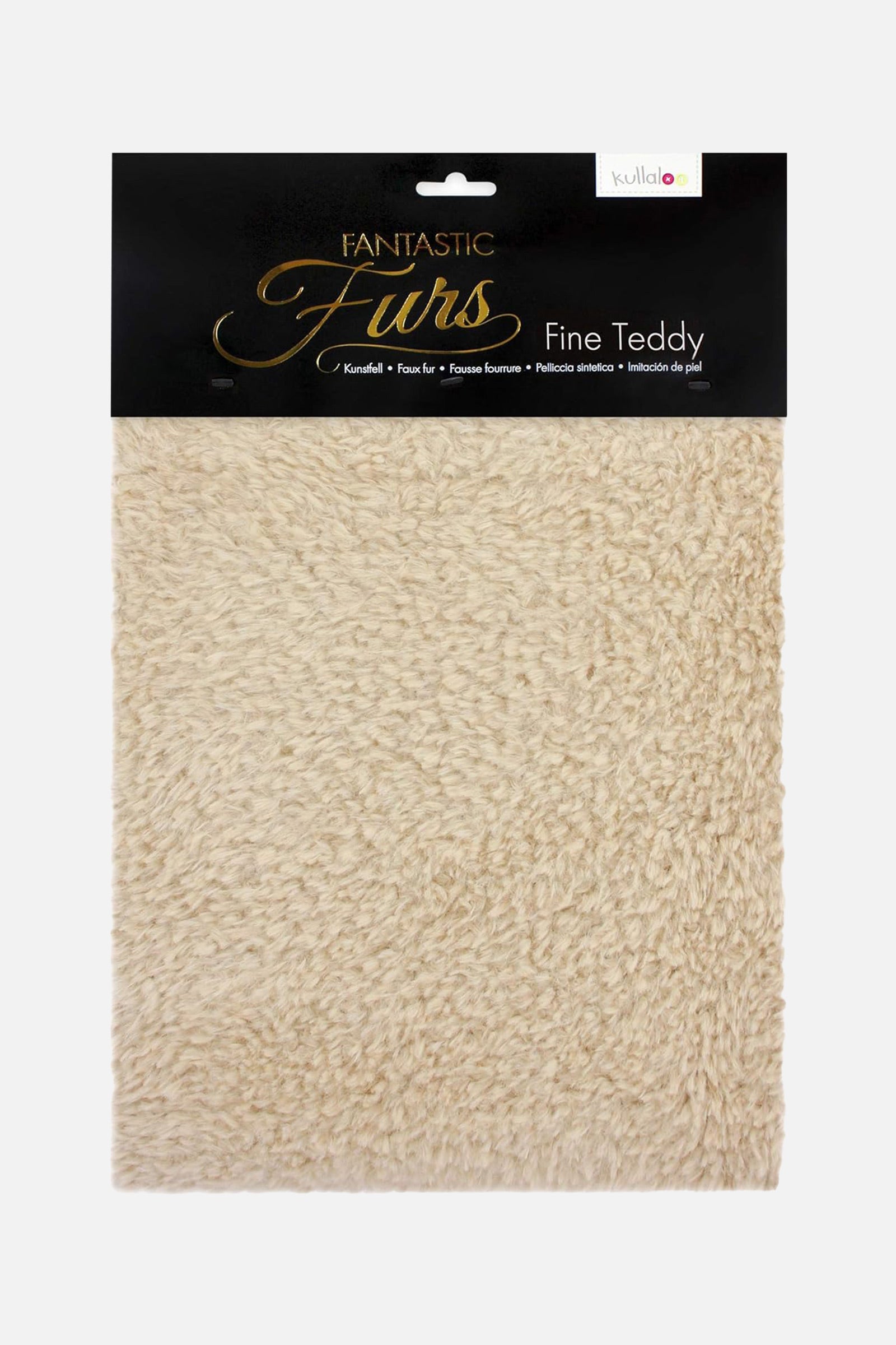 Kullaloo »Fantastic Fur« Fine Teddy 62401 hellbraun / beige#color_62401