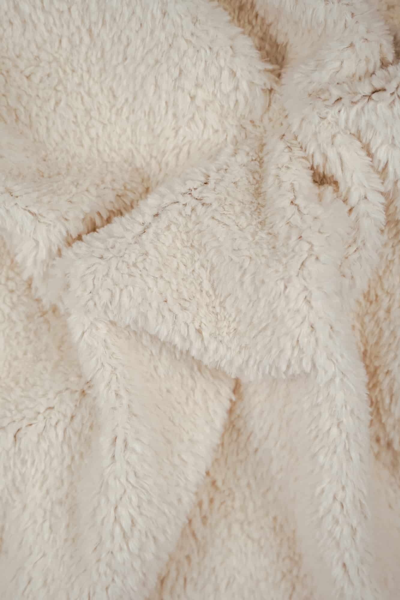 Kullaloo | Fantastic Fur | Fine Teddy | Teddystoff in Farbe wollweiss