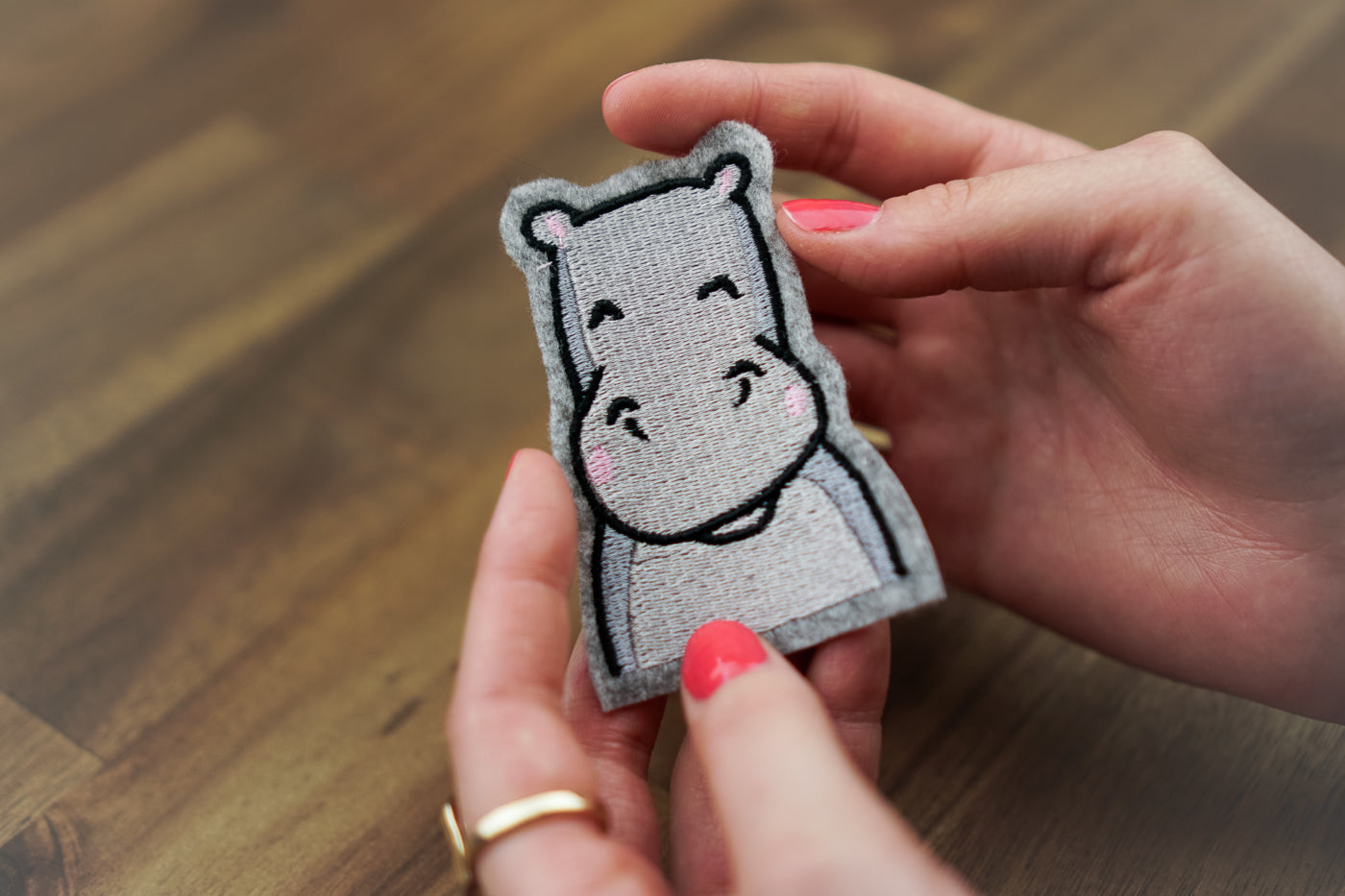 Stickdatei Nilpferd / Hippo
