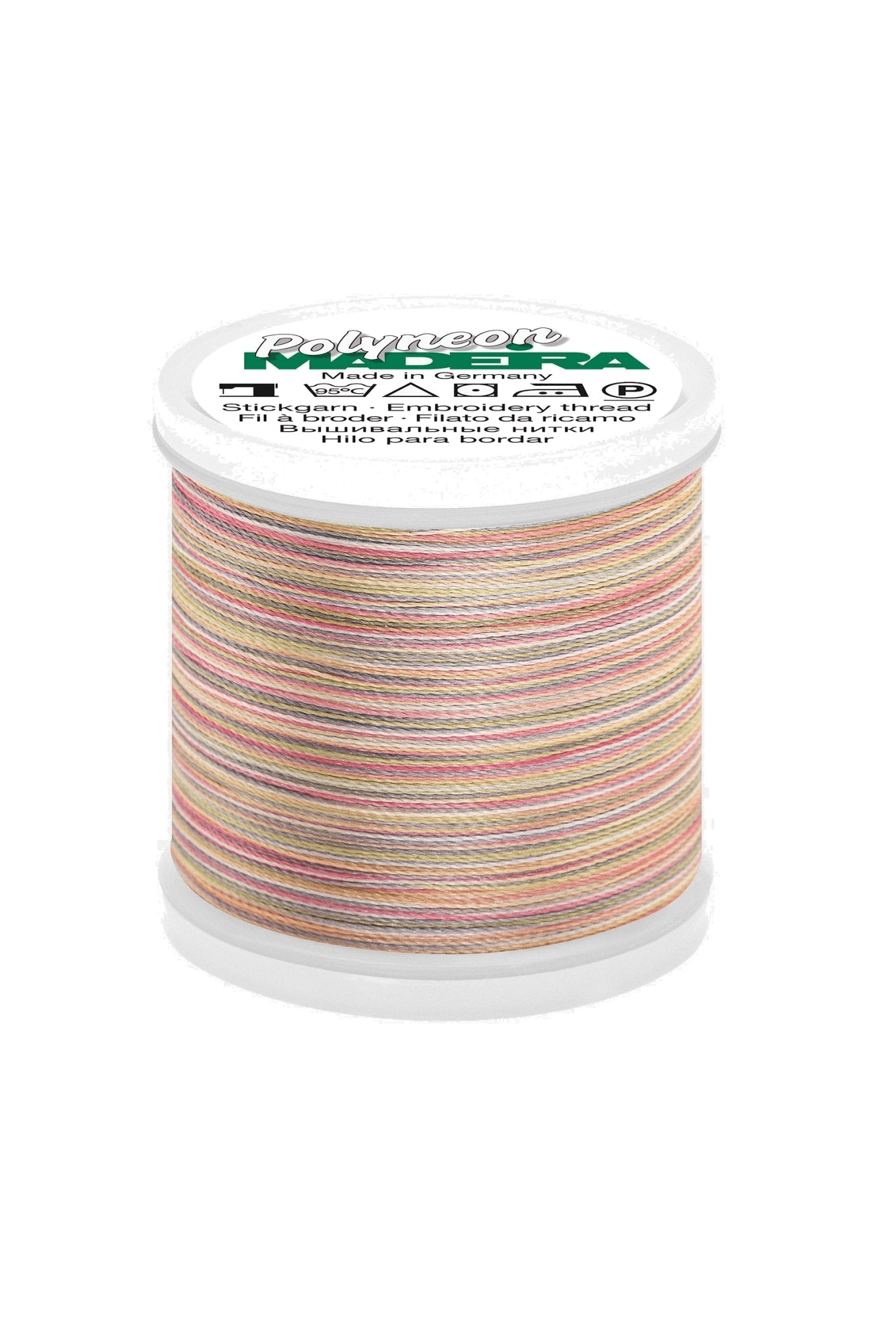 Madeira Polyneon 40 – 200 m Multicolor Polyester Stickgarn, vue du produit