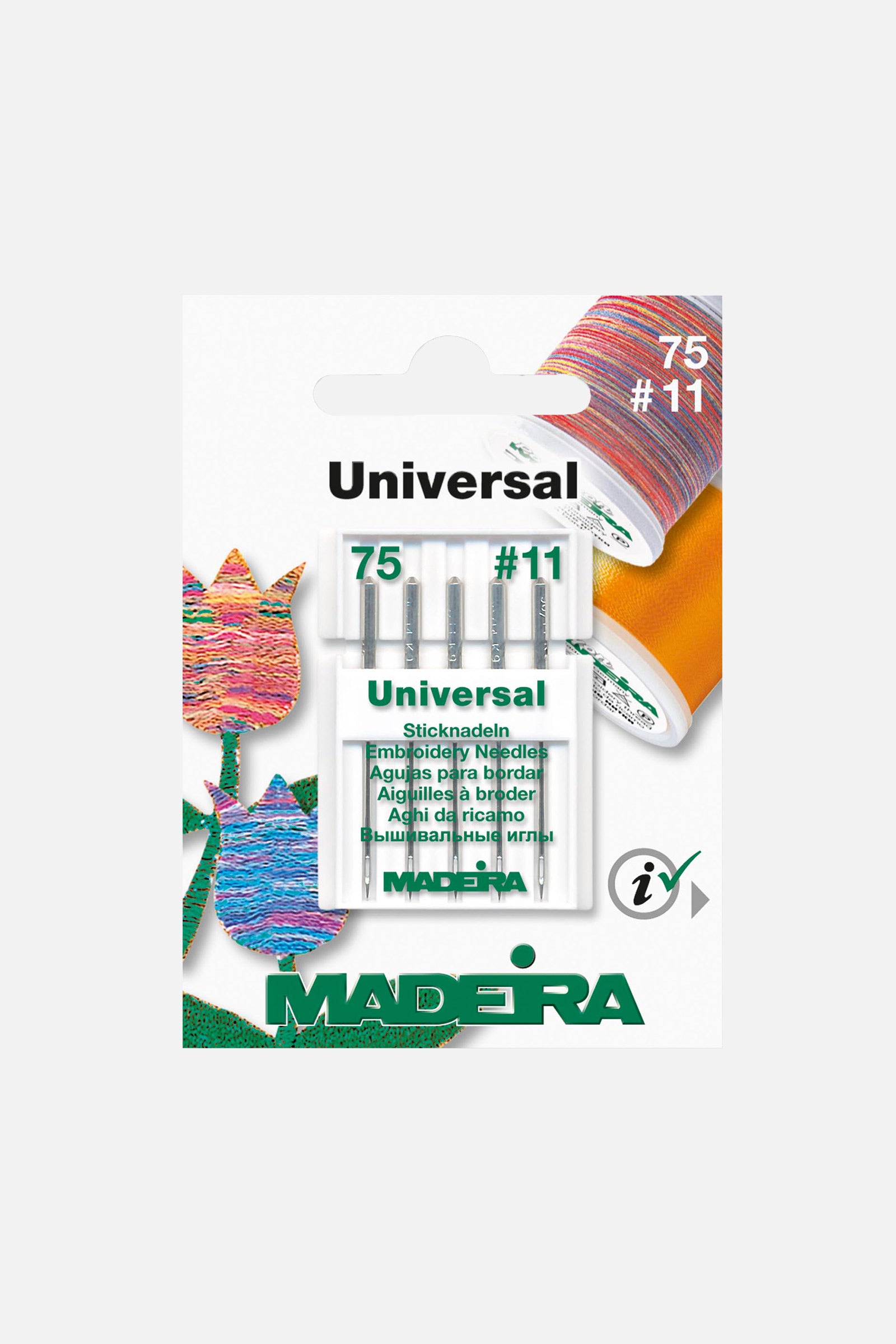 Madeira - Universal Sticknadeln - Stärke 75 - 130/705 H-E