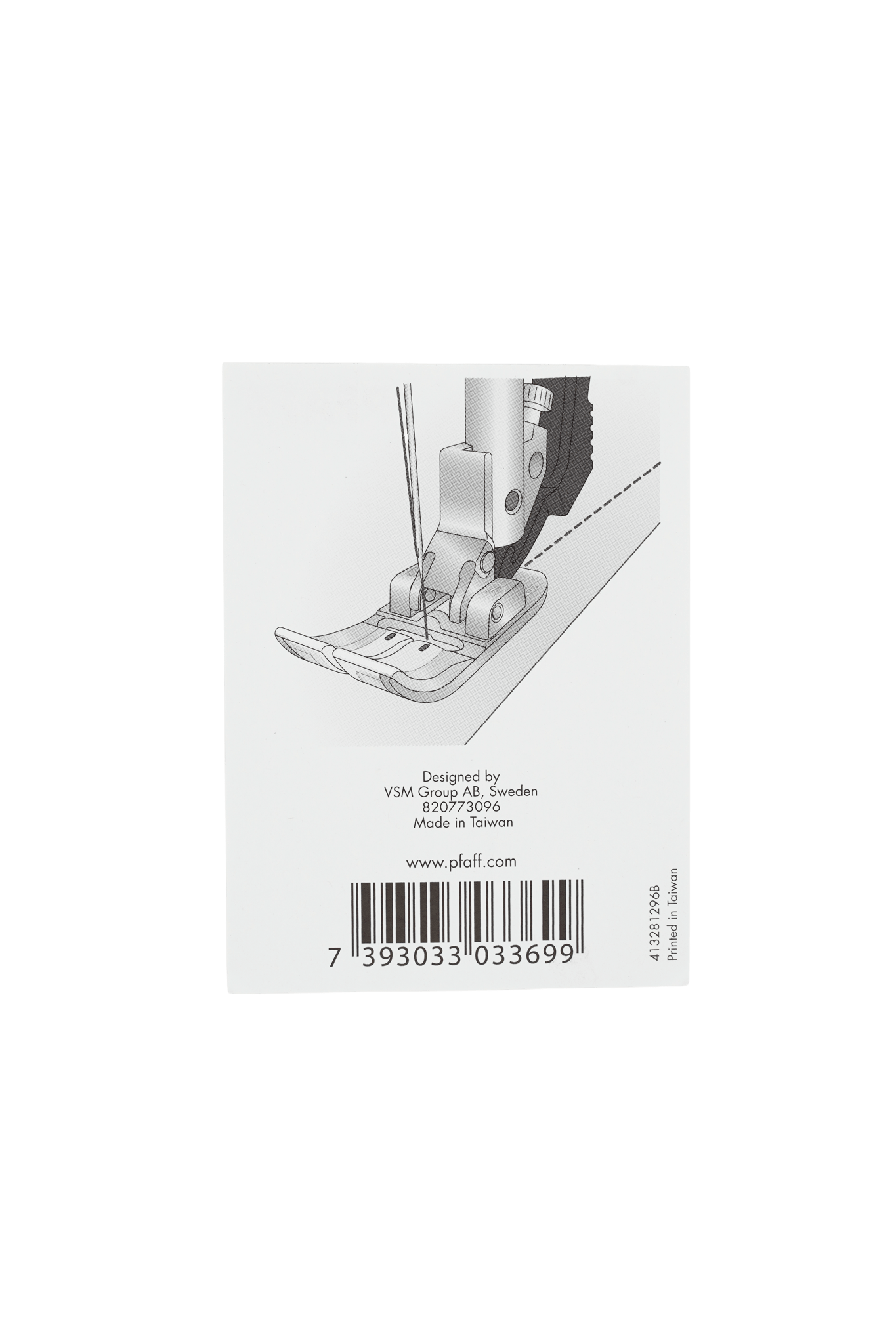 PFAFF Standardnähfuß 0A für IDT™-System J K L - Make ma!