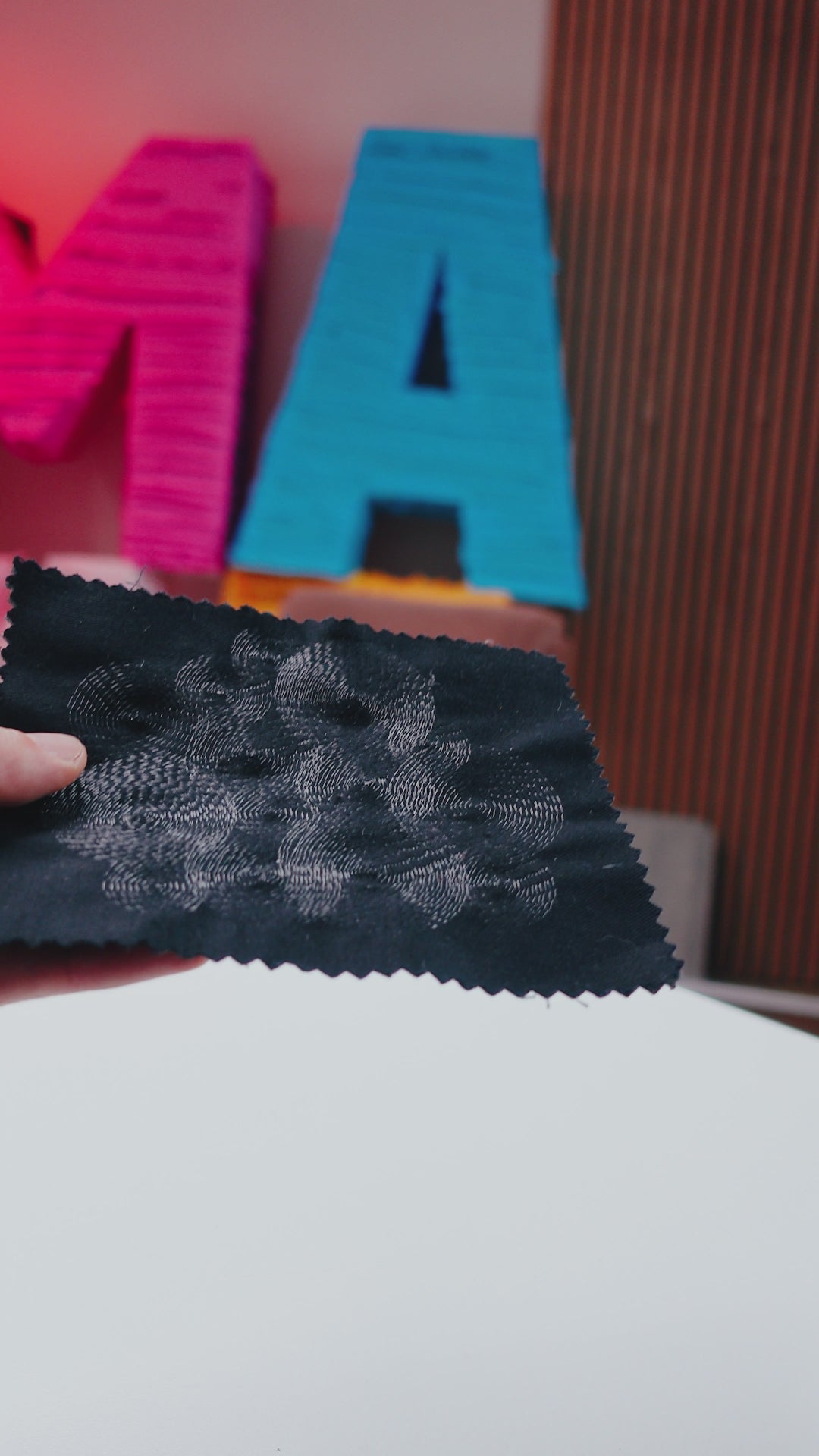 Load video: Invisible - Polyester yarn