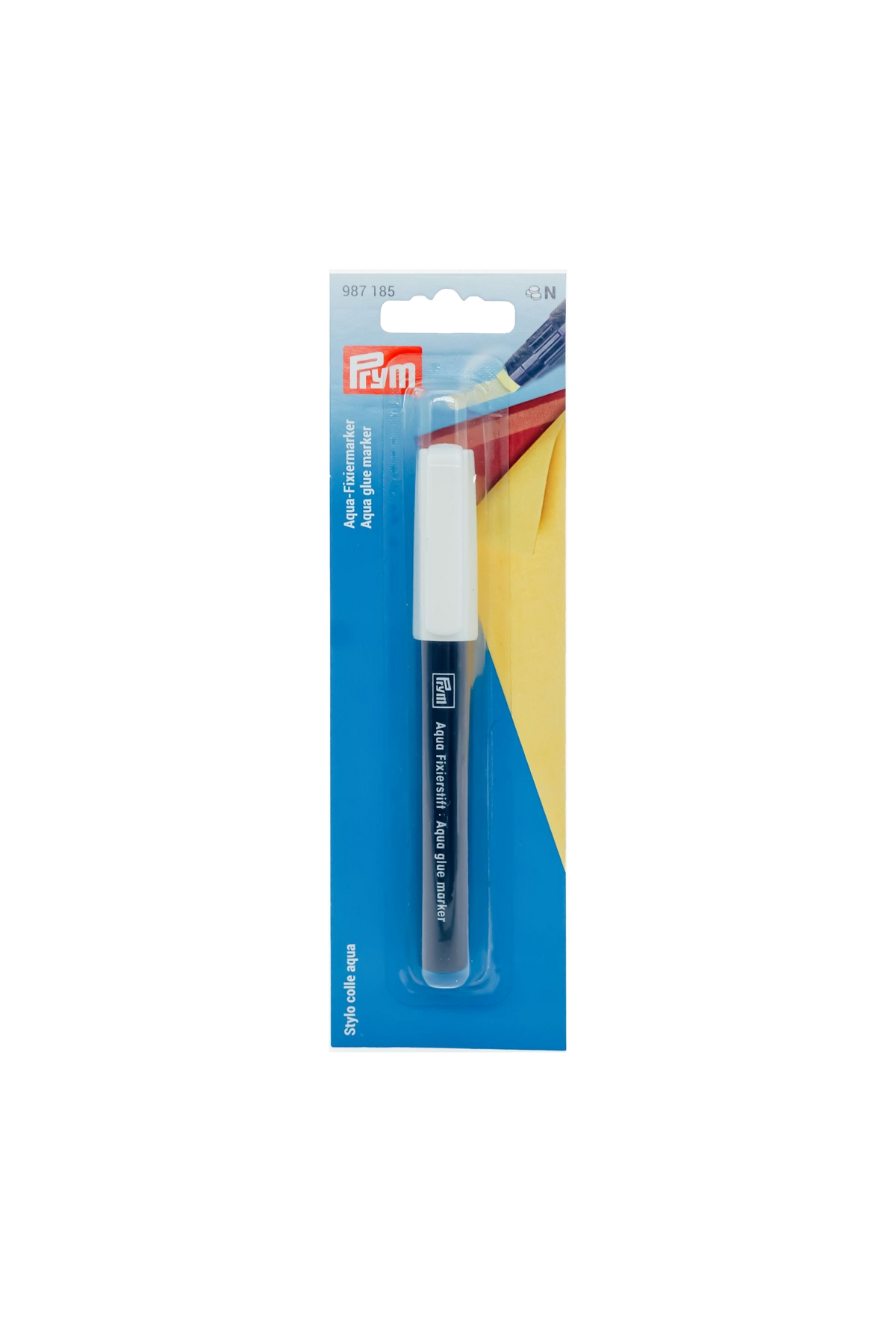 PRYM Aqua-Fixiermarker in weiß-blauer Originalverpackung