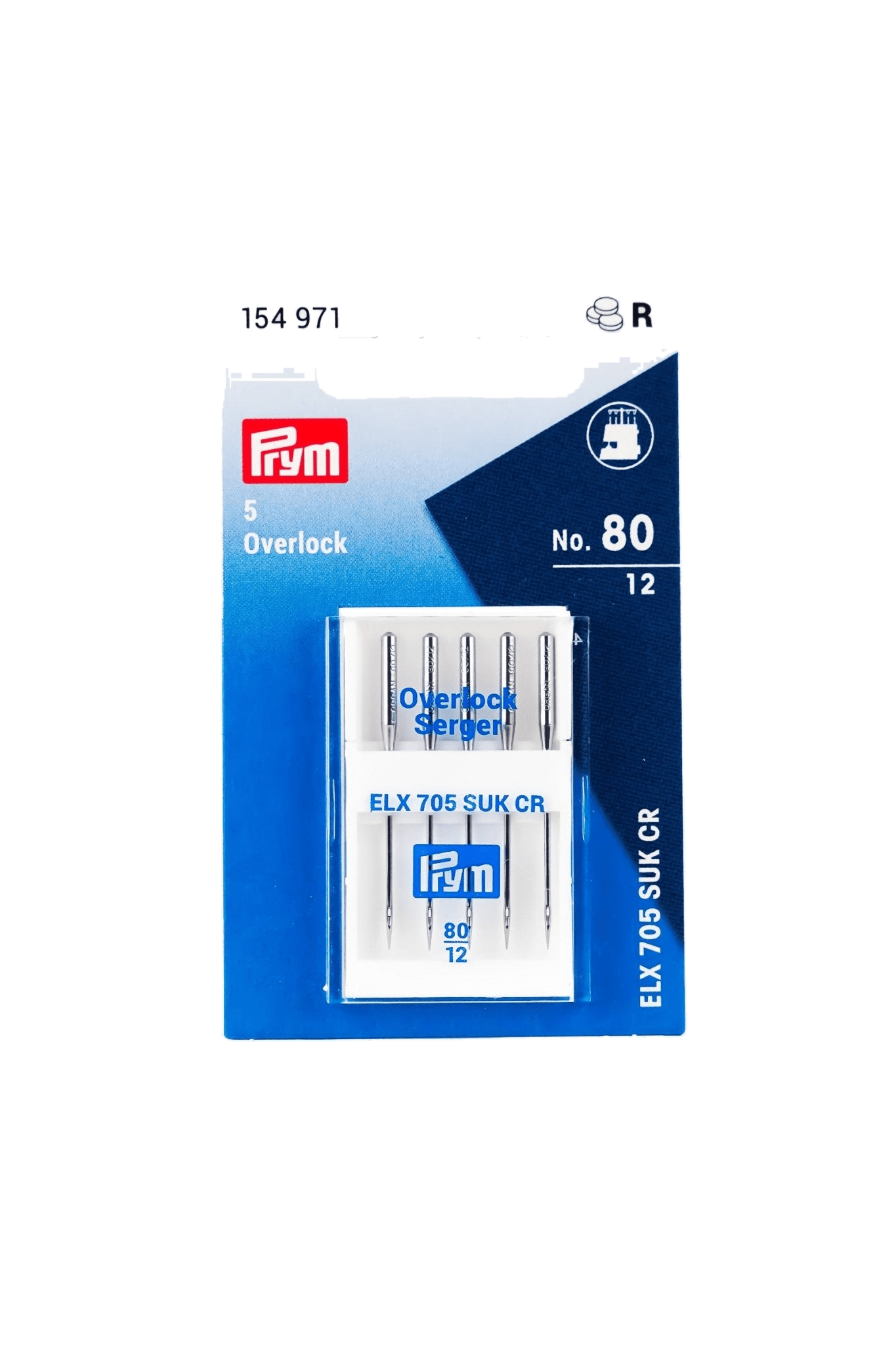 PRYM Nadeln für Overlock 5x 80/12 in Produktansicht