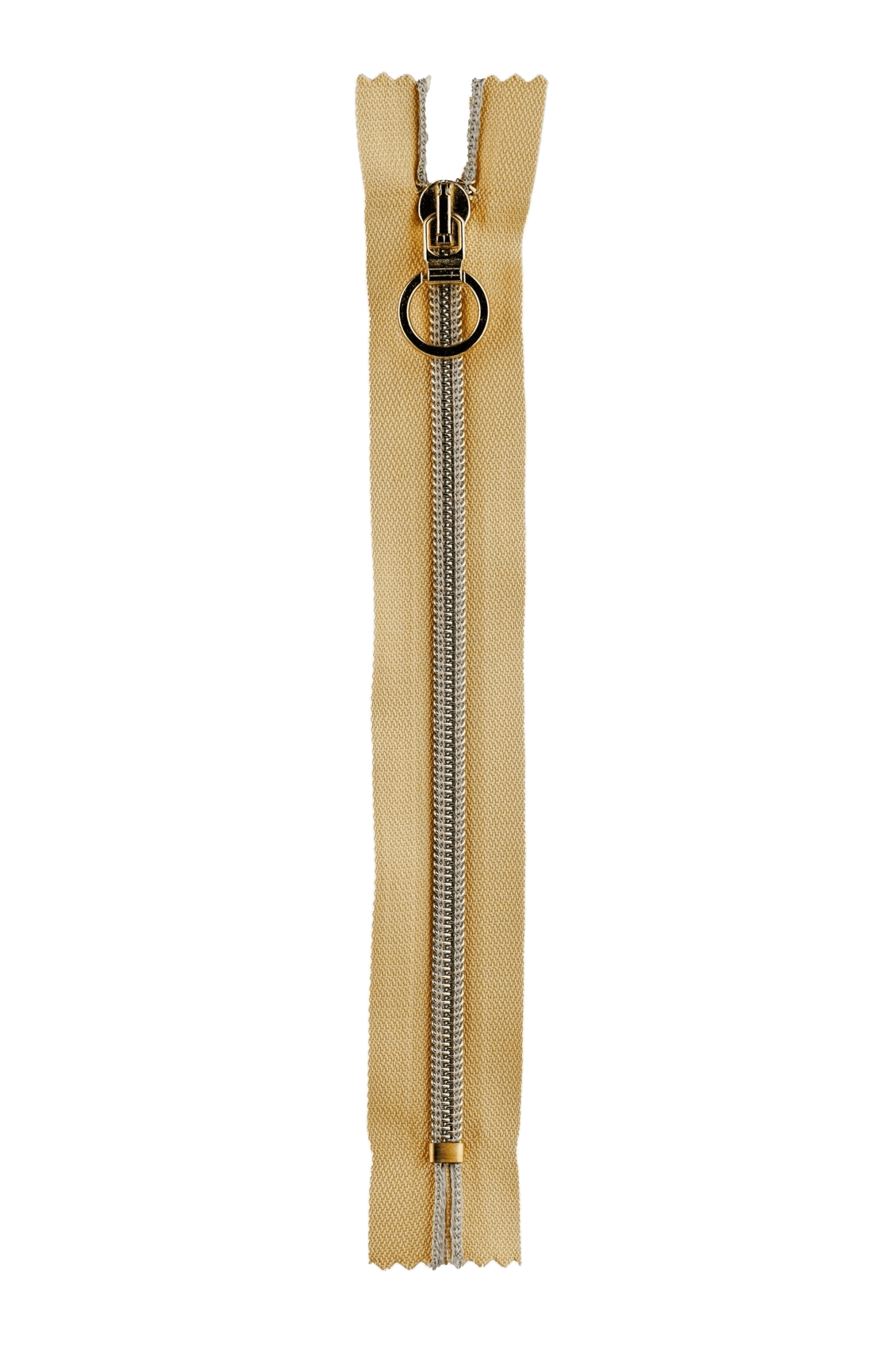 Reißverschluss 20cm goldfarben (nicht teilbar) in product view
