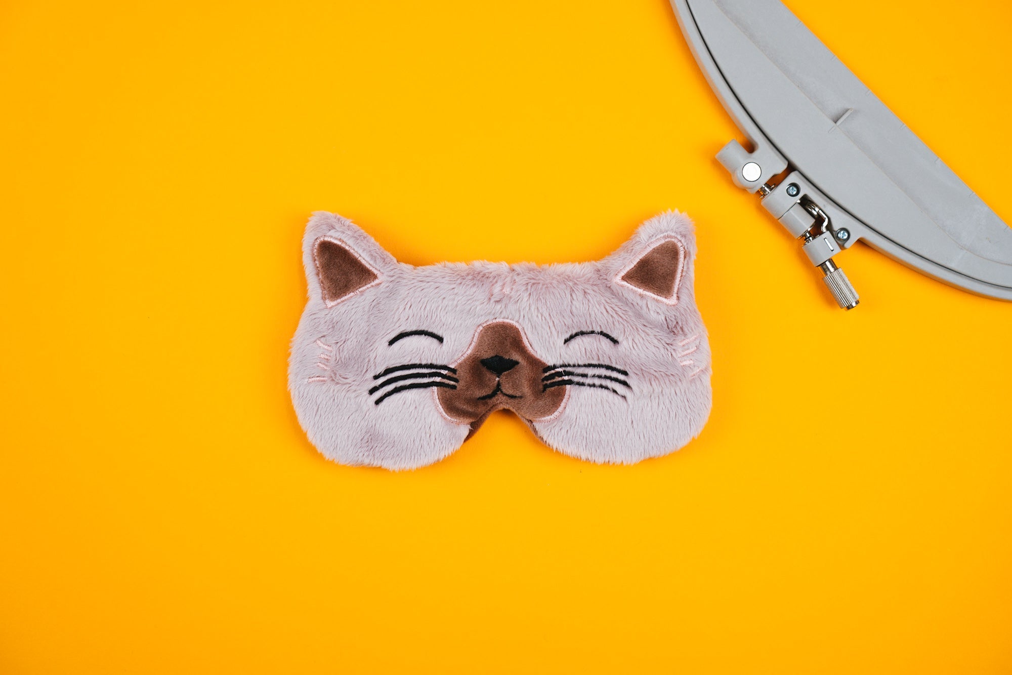 ITH Stickdatei Schlafmaske Katze - Make ma!