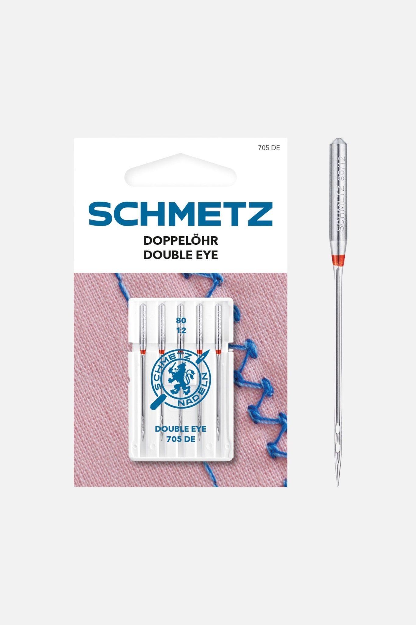 Schmetz Doppelöhr Stärke 80 / System 130/705 DE - Make ma!