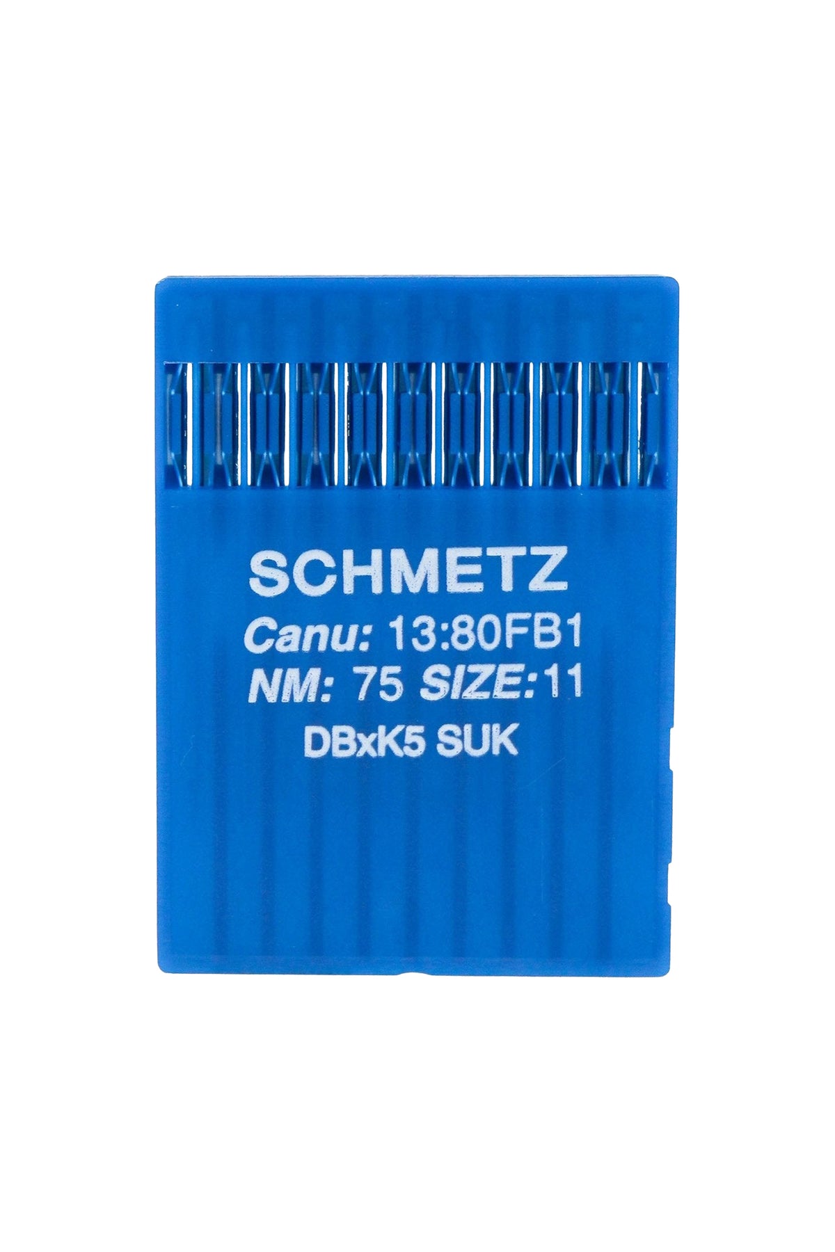 Schmetz Aiguille SUK calibre 75 / Système DBxK5 en vue complète du produit, détourée dans Adobe Photoshop sans ombre