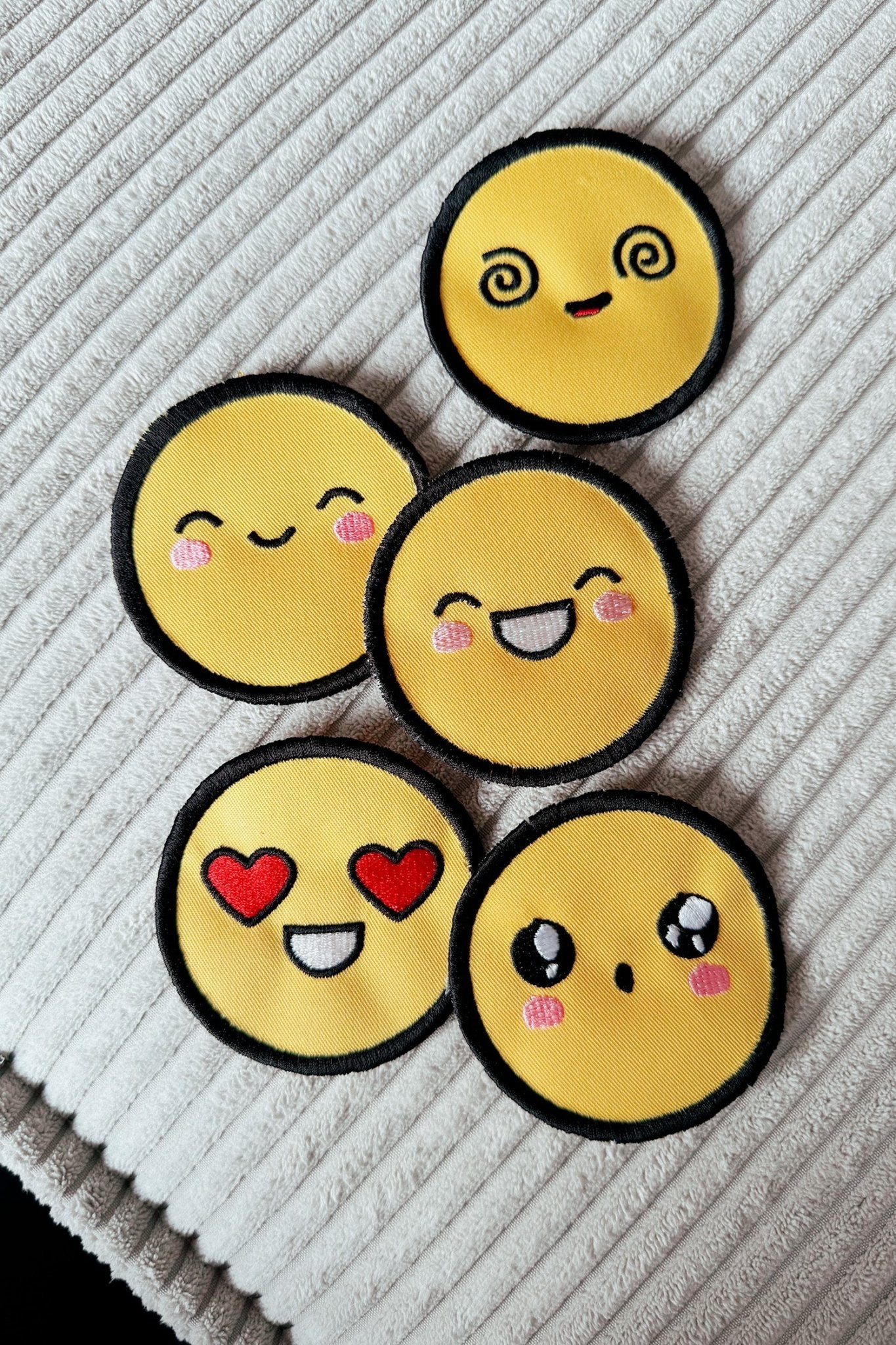 Stickdatei Set Klätsch »Smileys« - Make ma!