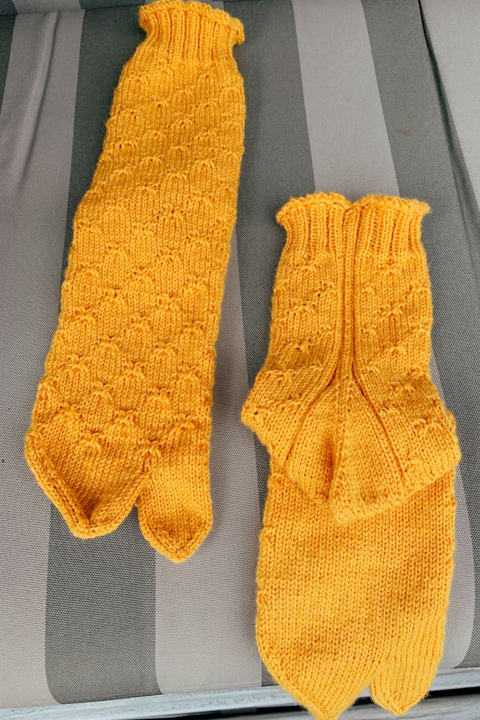 Ferse der YunaSocks (Strickanleitung)