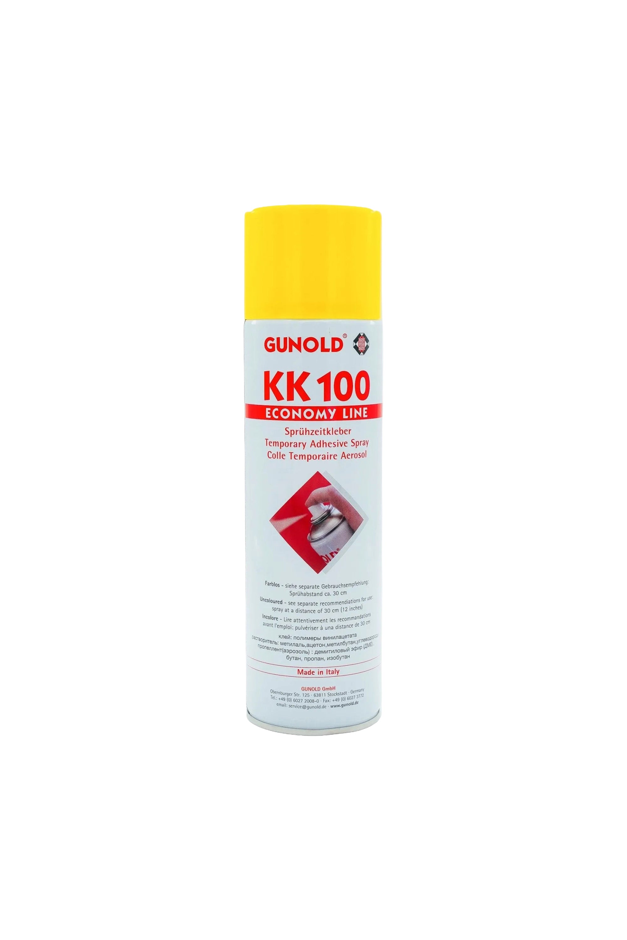 GUNOLD Sprühzeitkleber KK100 – temporärer Textilkleber 500 ml – Make ma!