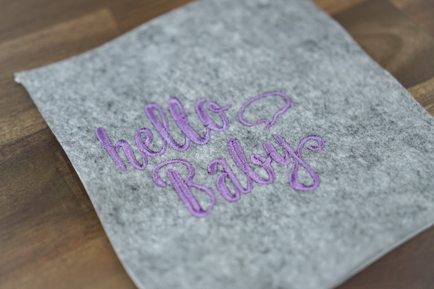 Stickdatei Mutterpass »hello baby«