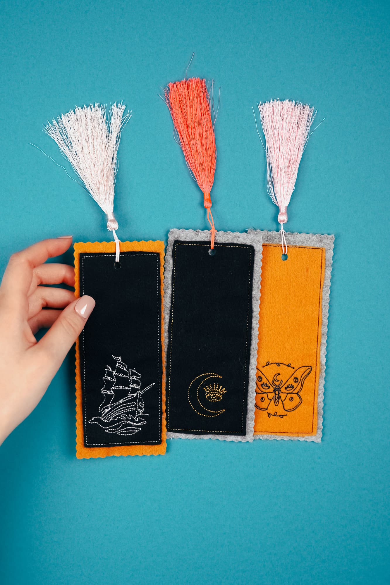 Stickdatei Lesezeichen Set - Make ma!