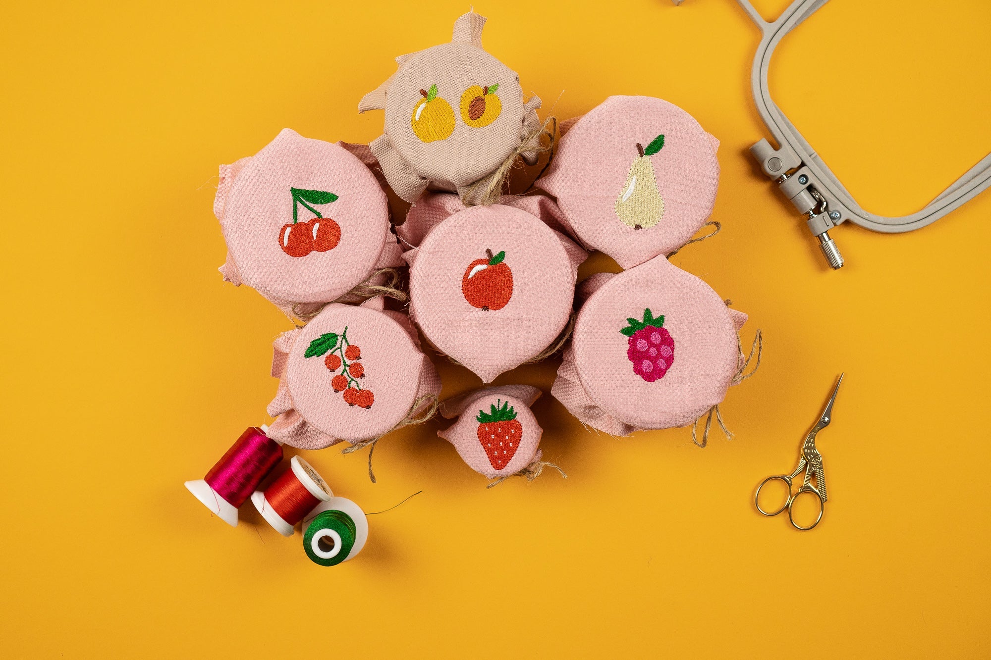 Stickdateien Marmeladengläser - Make ma!