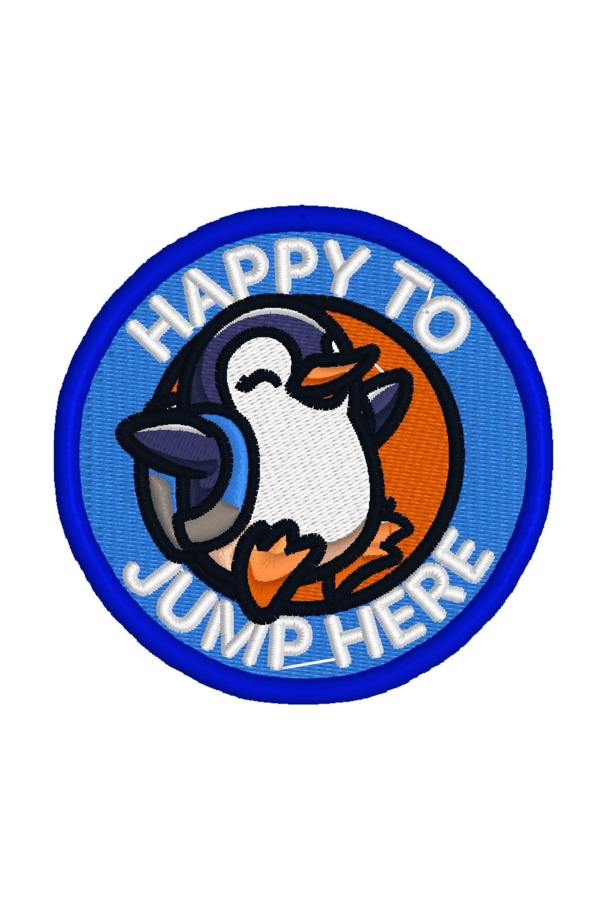 Stickdatei Patch »Happy Pinguin« in product view