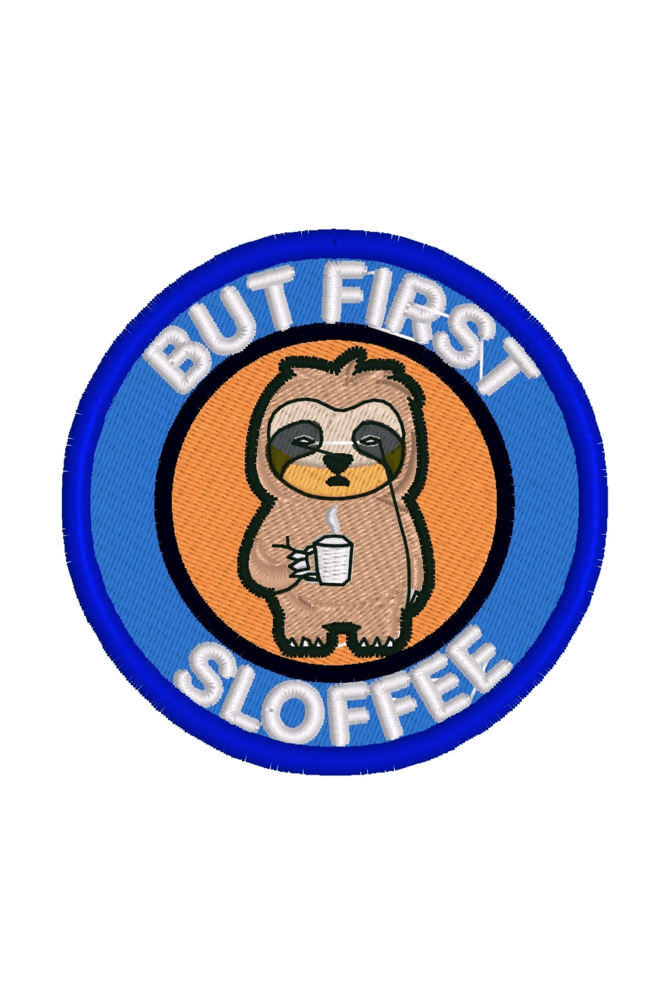 Stickdatei Patch »Sloffee«, vue du produit