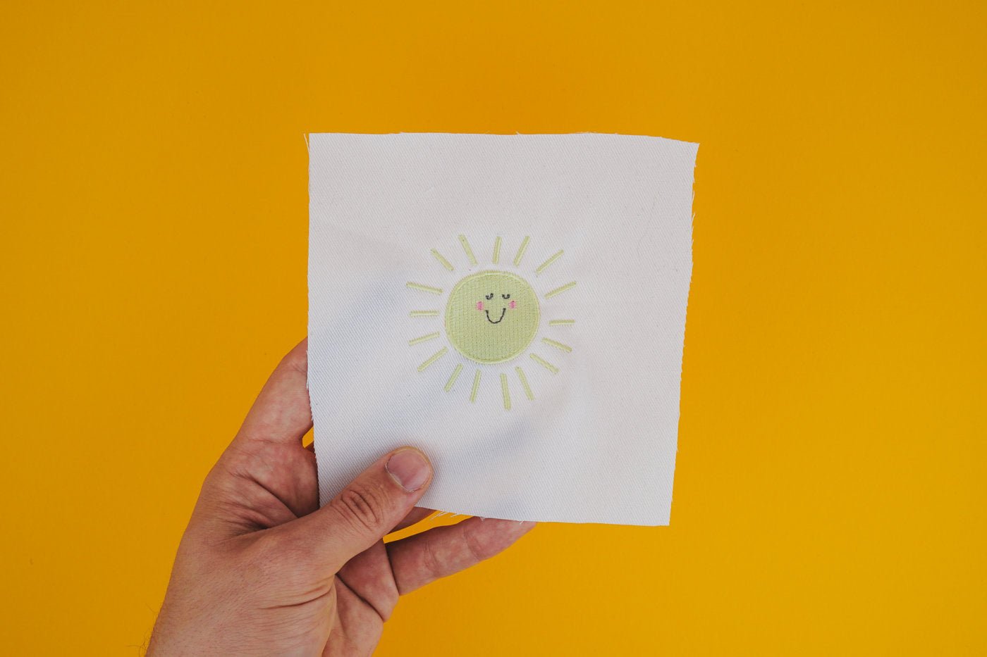Stickdatei Sonne