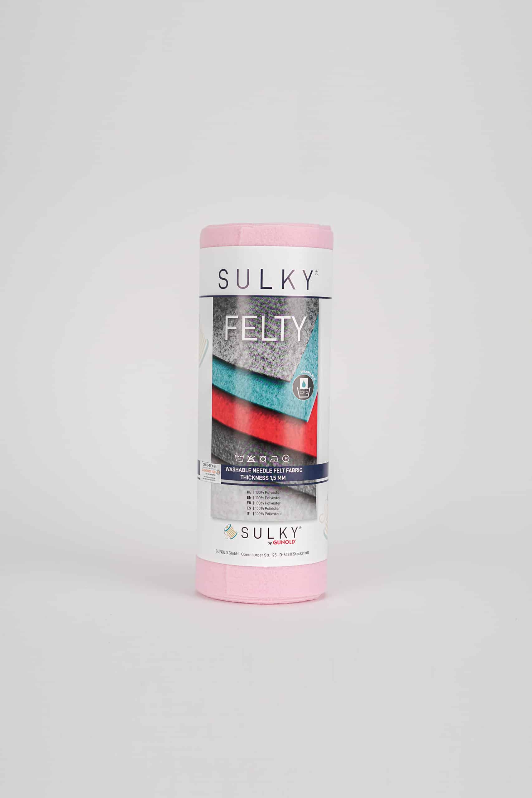 Stickfilz rosa
