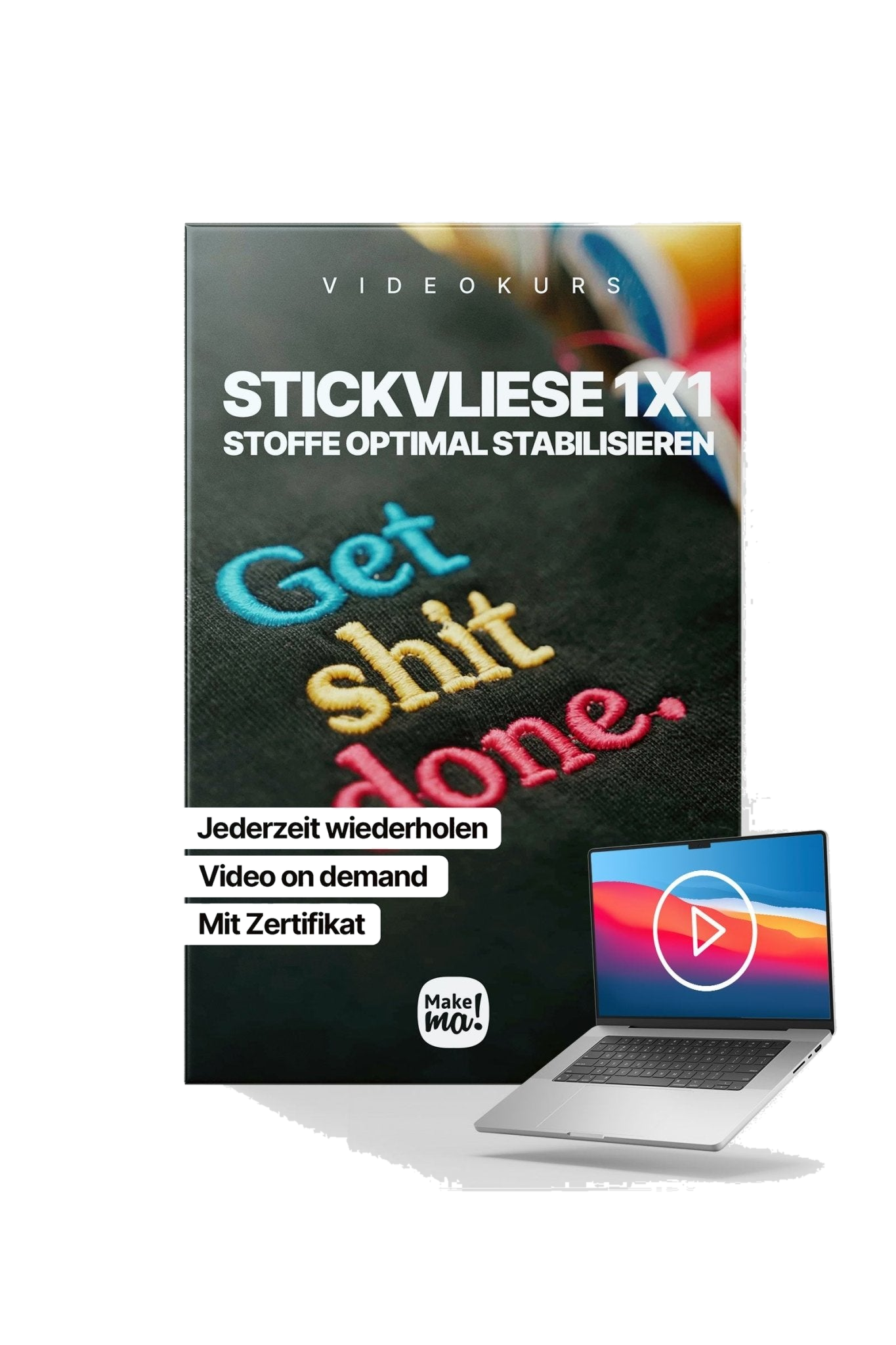 Videokurs: Stickvliese 1x1, vue du produit