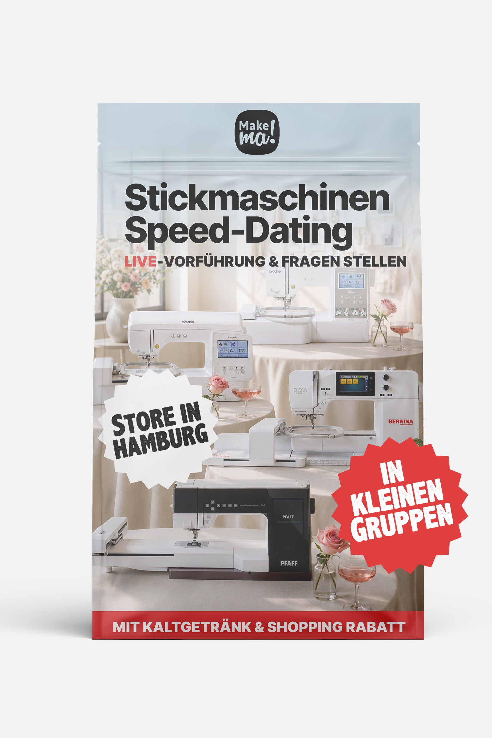 Embroidery Machine Speed Dating – Consultation, Comparison & Demonstration