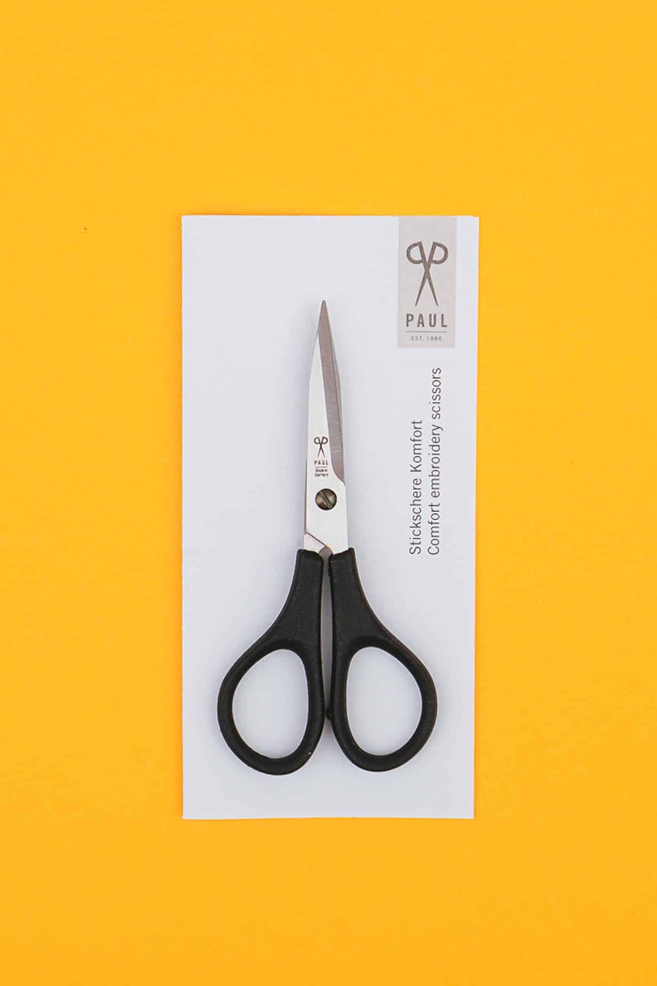 Stickschere für deine Stickmaschine in schwarz (Scherenmanufaktur Paul)