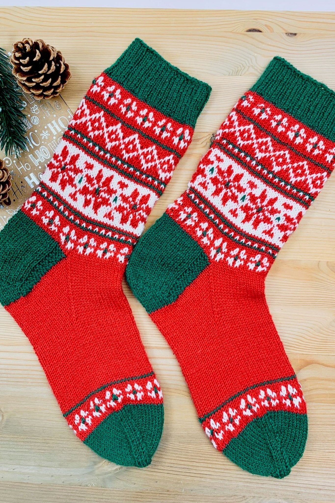 Strickanleitung SANTAS LieblingsSocken (PDF) - Make ma!