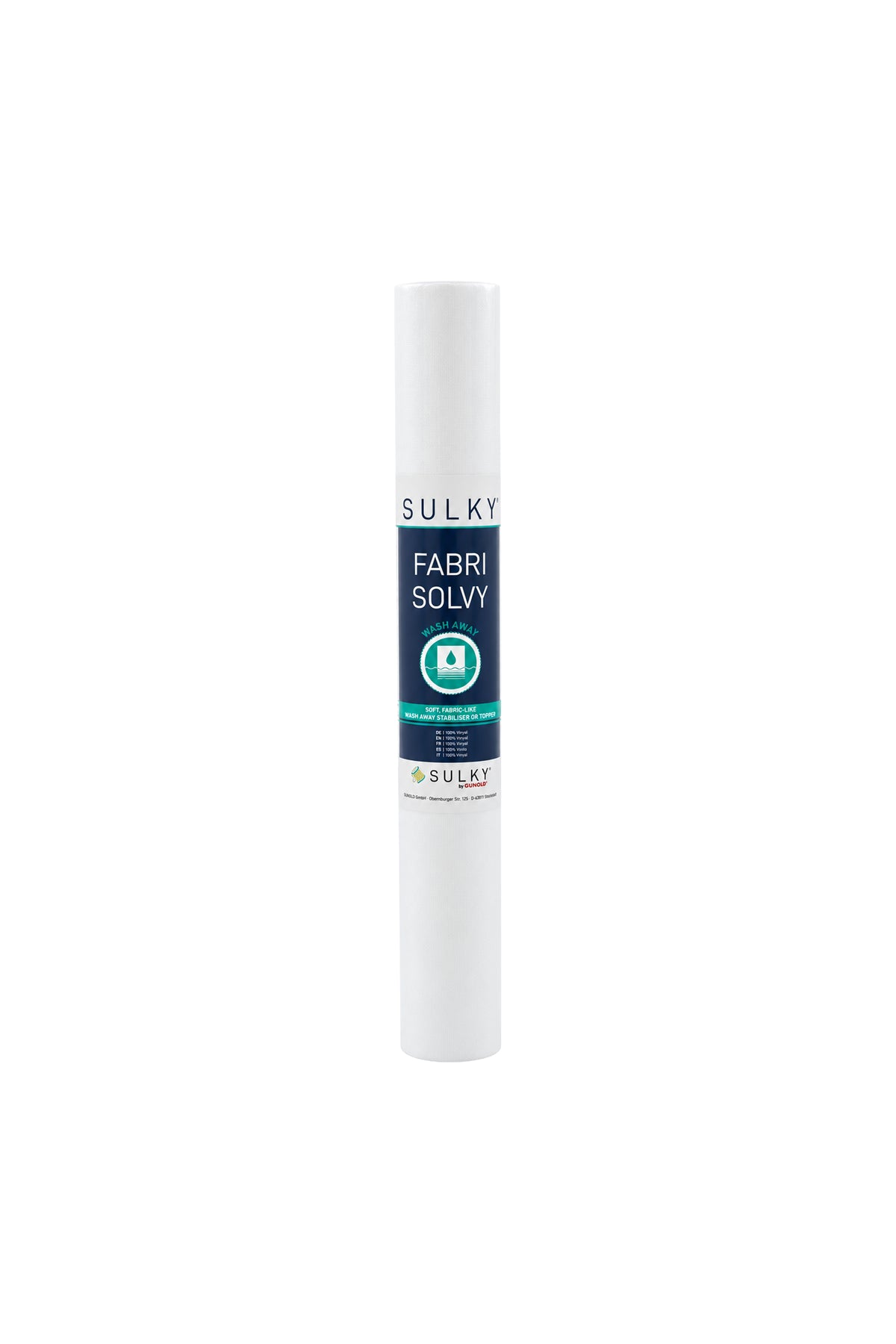 Sulky Fabri Solvy wasserlösliches Stickvlies – Rolle 0,5 × 5 m