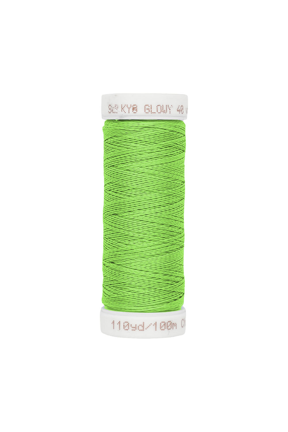 SULKY GLOWY Stickgarn 100 m – Farbe 1806 auf Snap-Spule