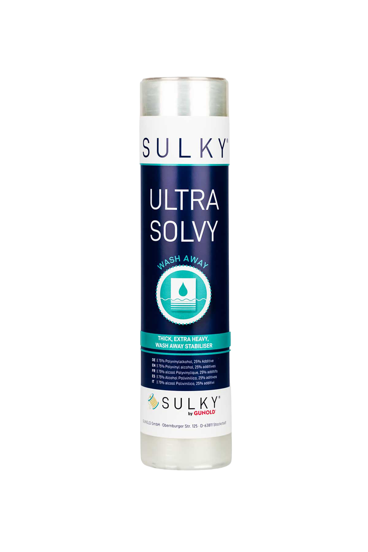 Sulky Ultra Solvy – dicke, wasserlösliche Stickfolie in Produktansicht