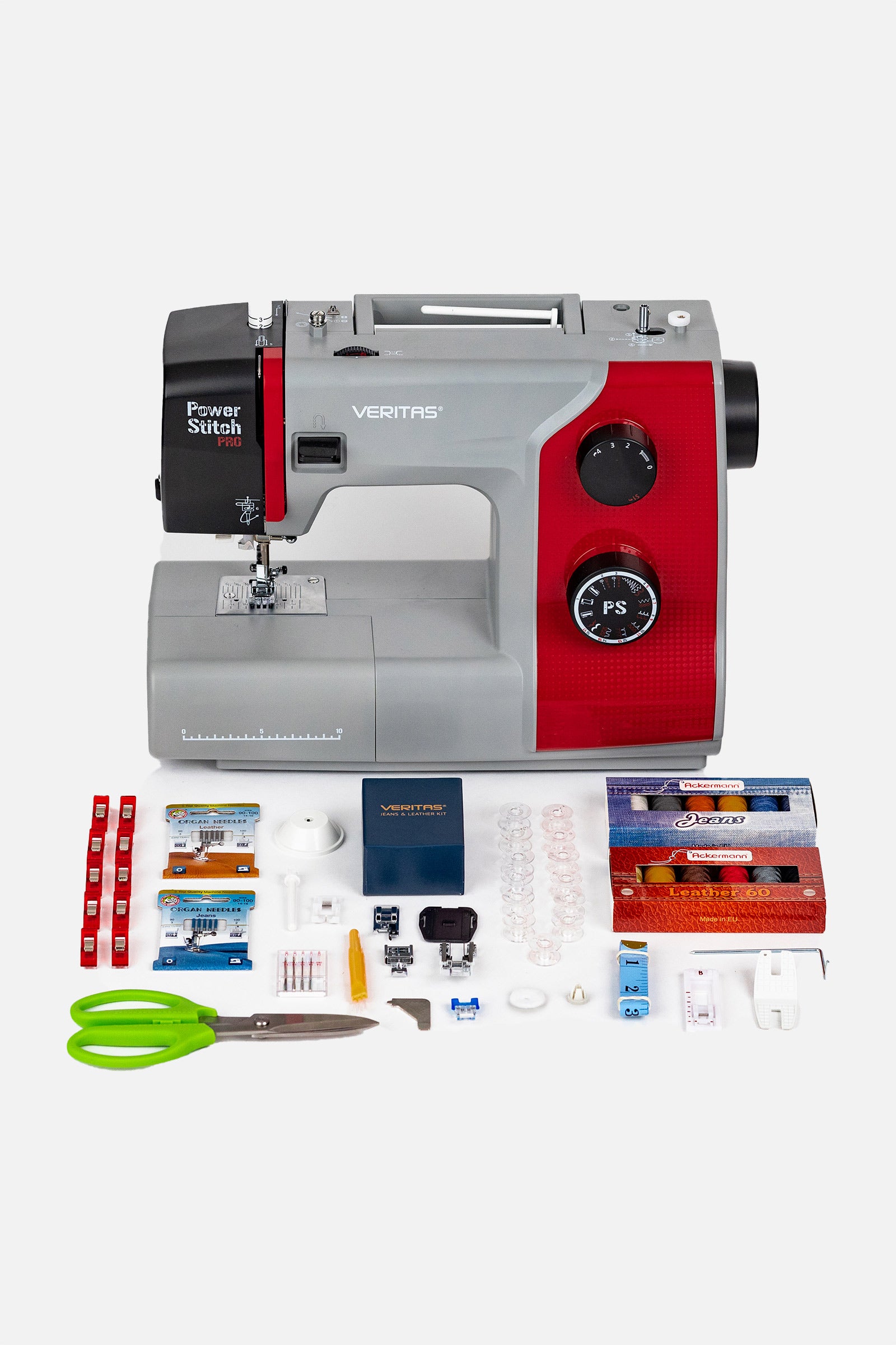 VERITAS Power Stitch Pro mit viel Zubehör für einen perfekten Start