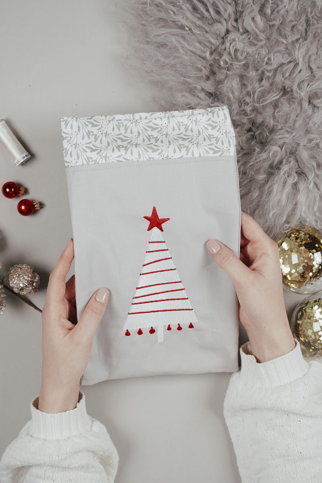 Stickdatei Moderner Weihnachtsbaum - Make ma!