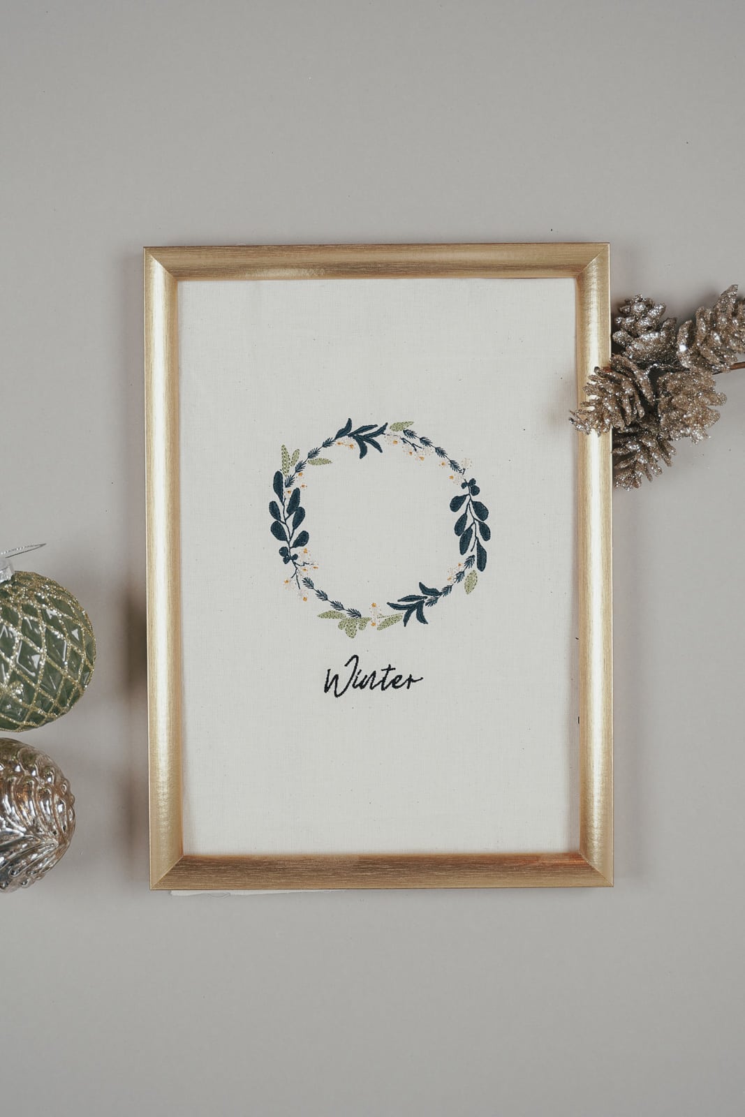 Stickdatei Winterkranz - Make ma!