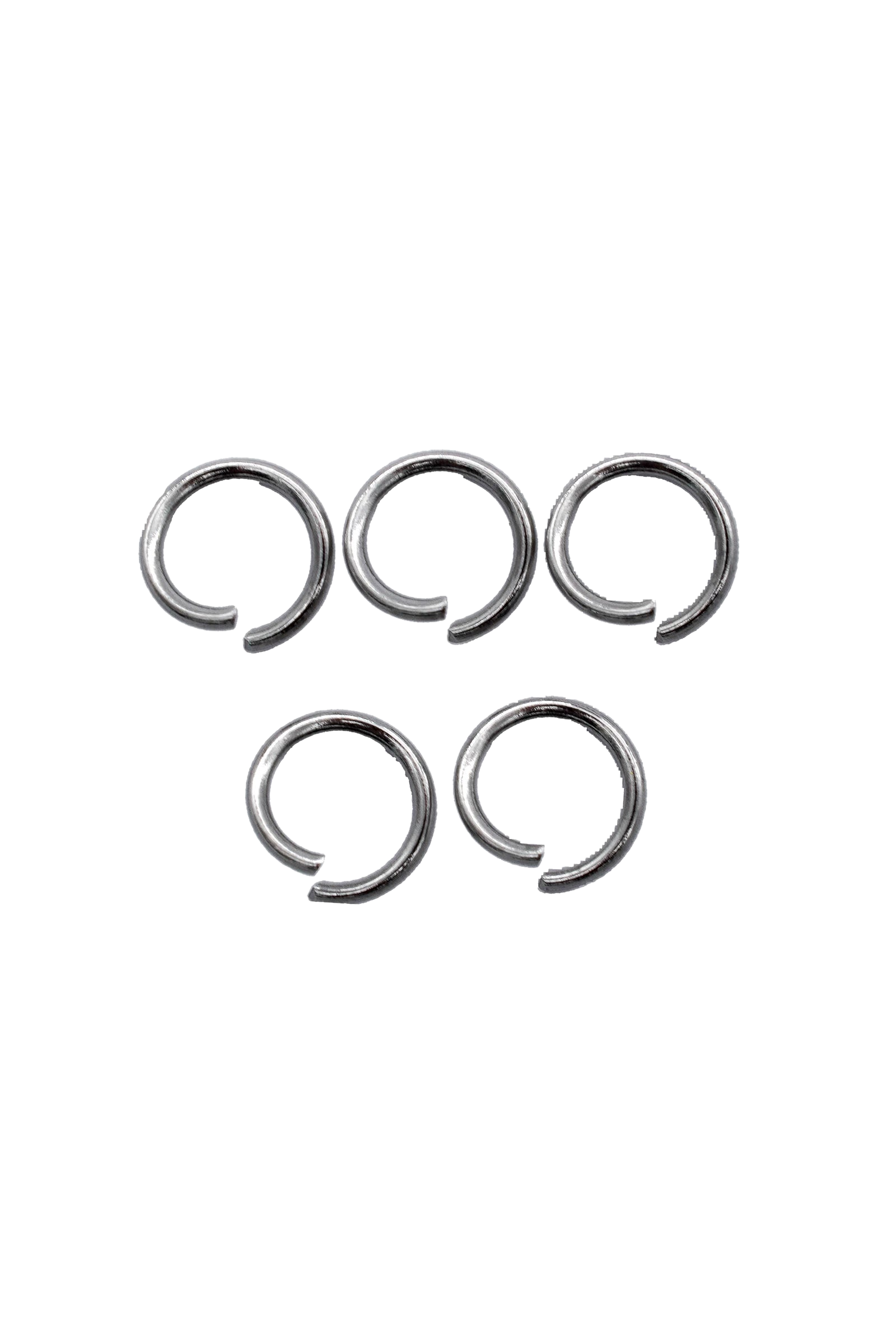 Verbindungsringe silber/gold 8mm (5 Stück) in Produktansicht