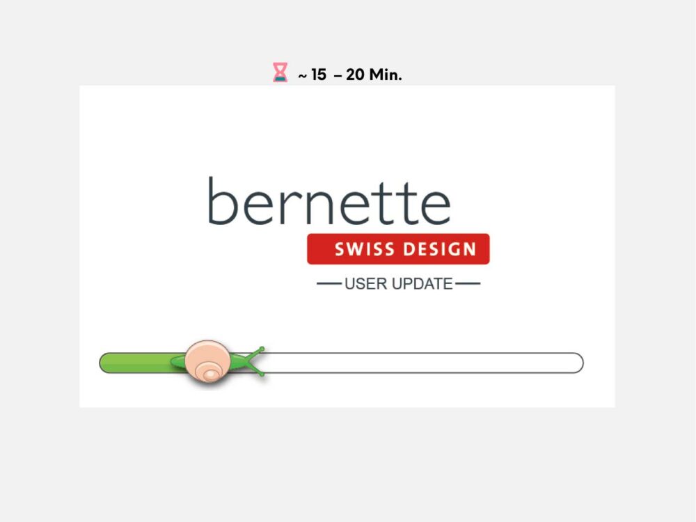 Firmwareupdate Bernette B70 / B79.