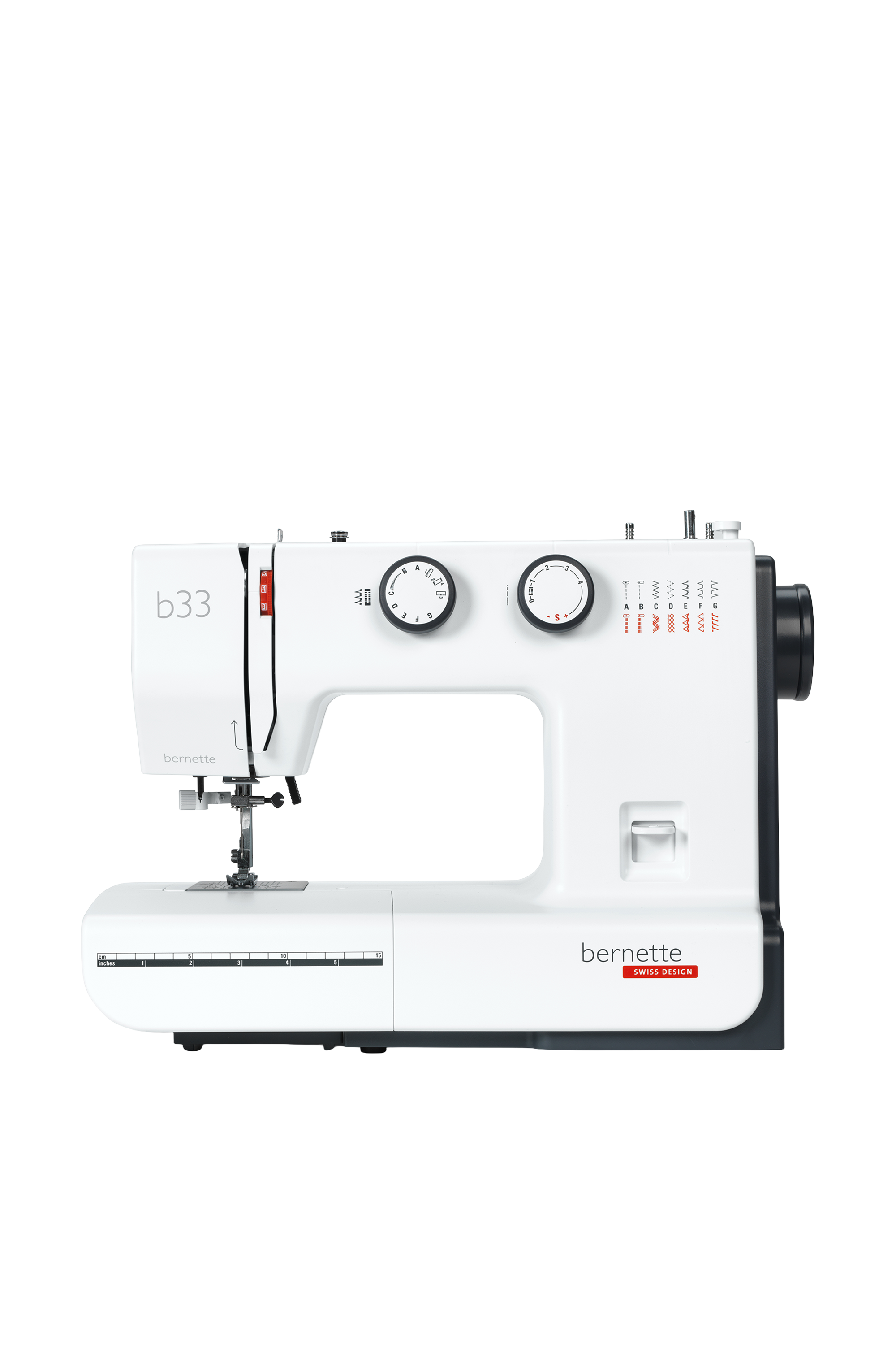 bernette b33 in straight-on front view