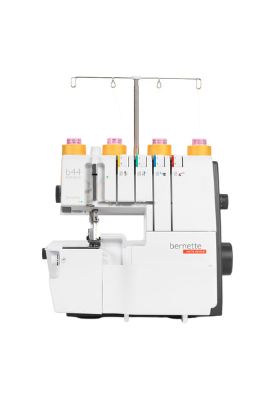 bernette b44 FUNLOCK in front view with thread cones